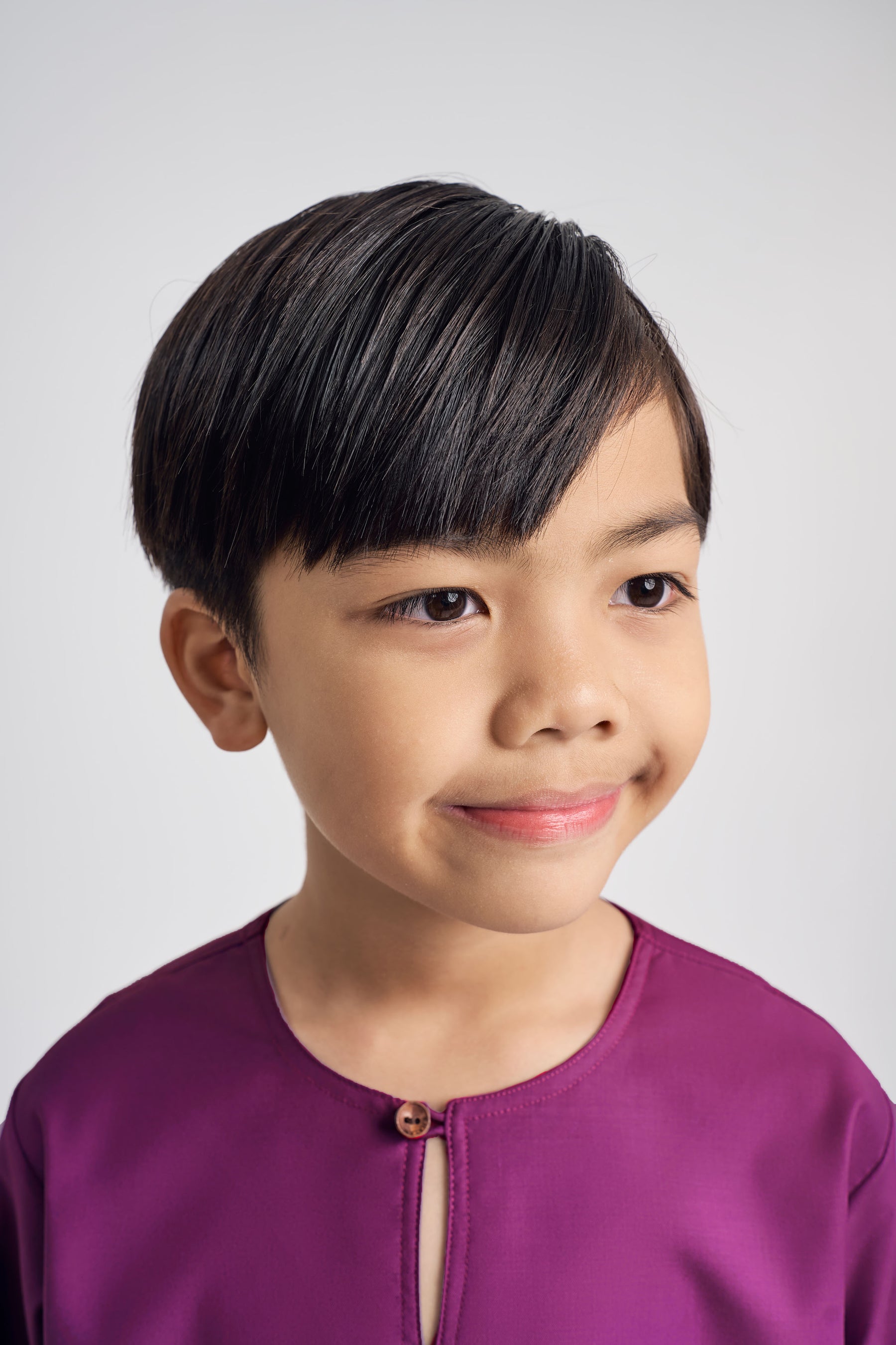 Patawali Boys Top - Purple Manggis