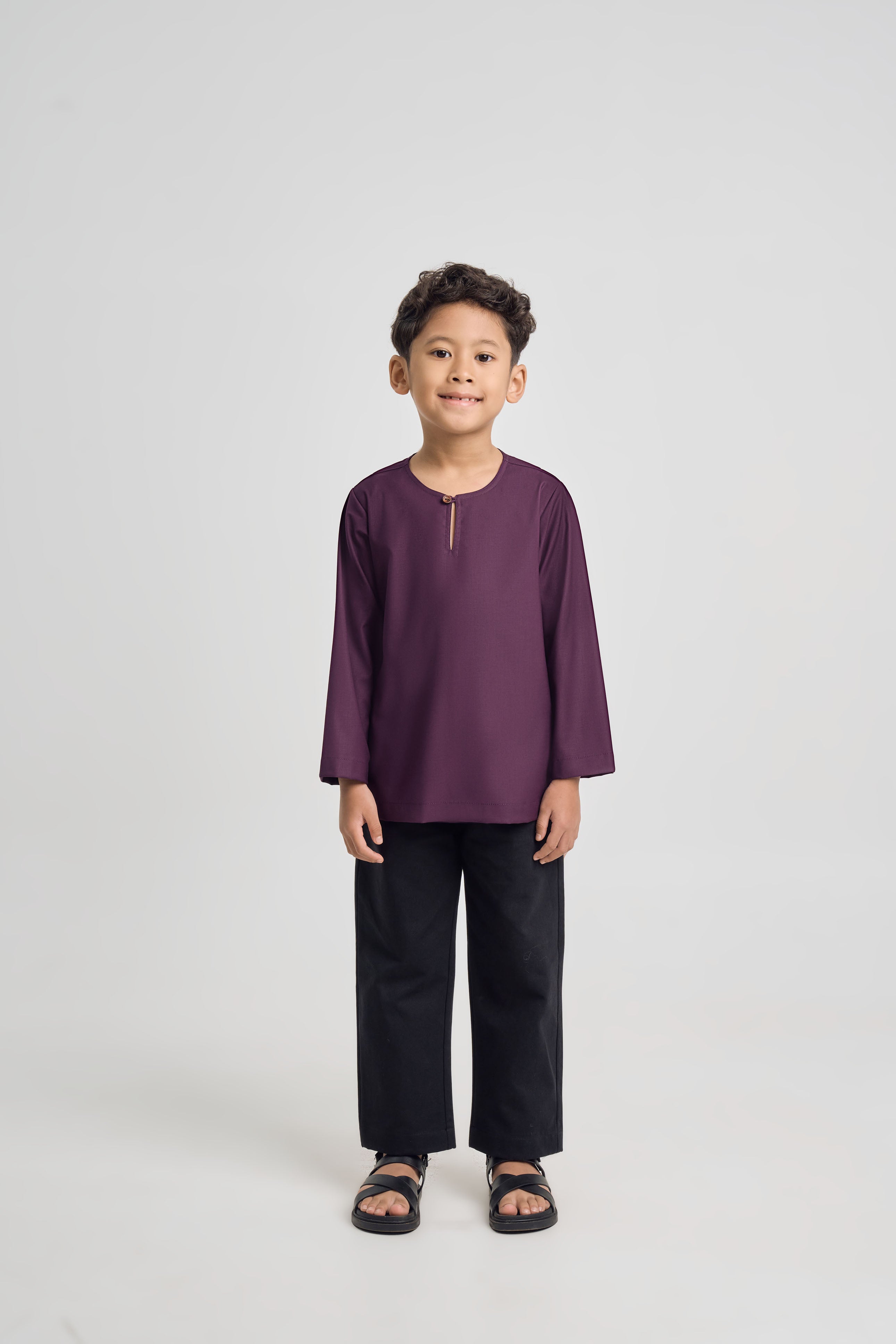 Patawali Boys Top - Dark Purple