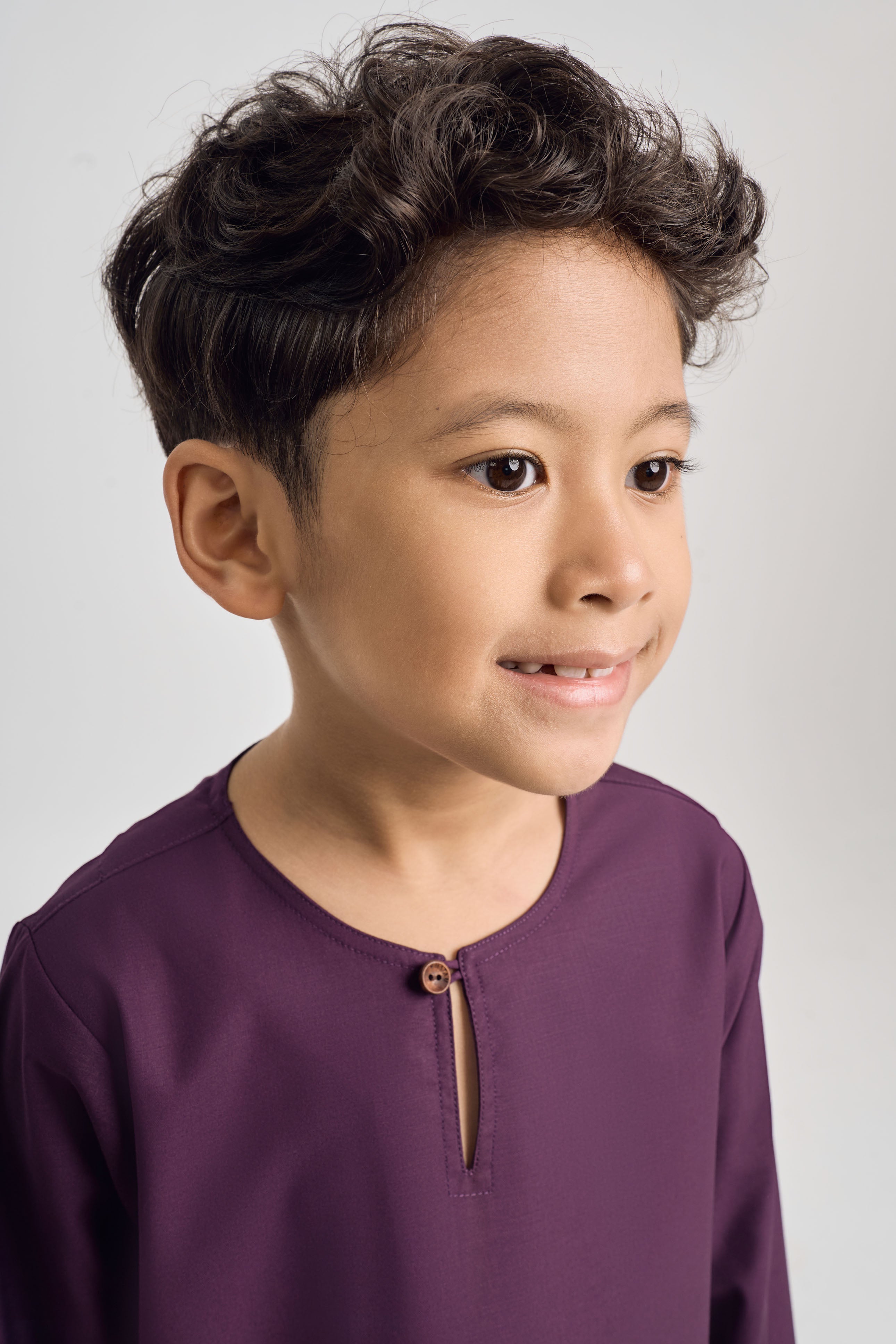 Patawali Boys Top - Dark Purple