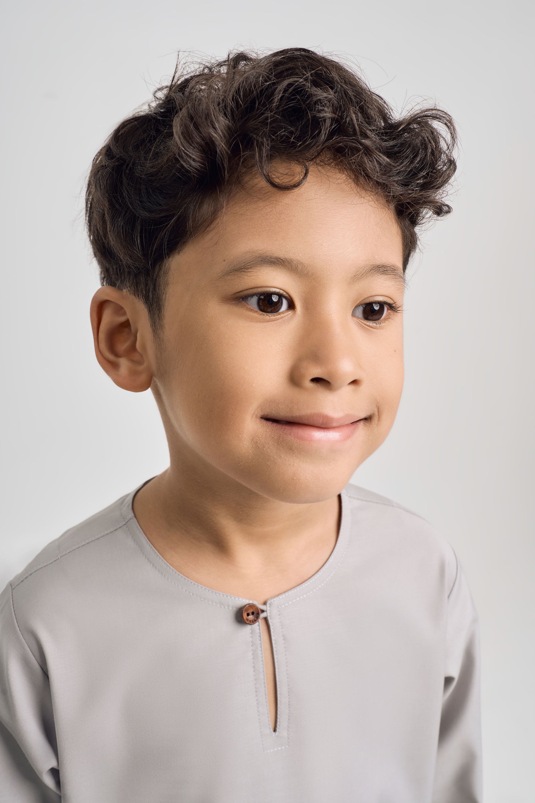 Patawali Boys Top - Ash Grey