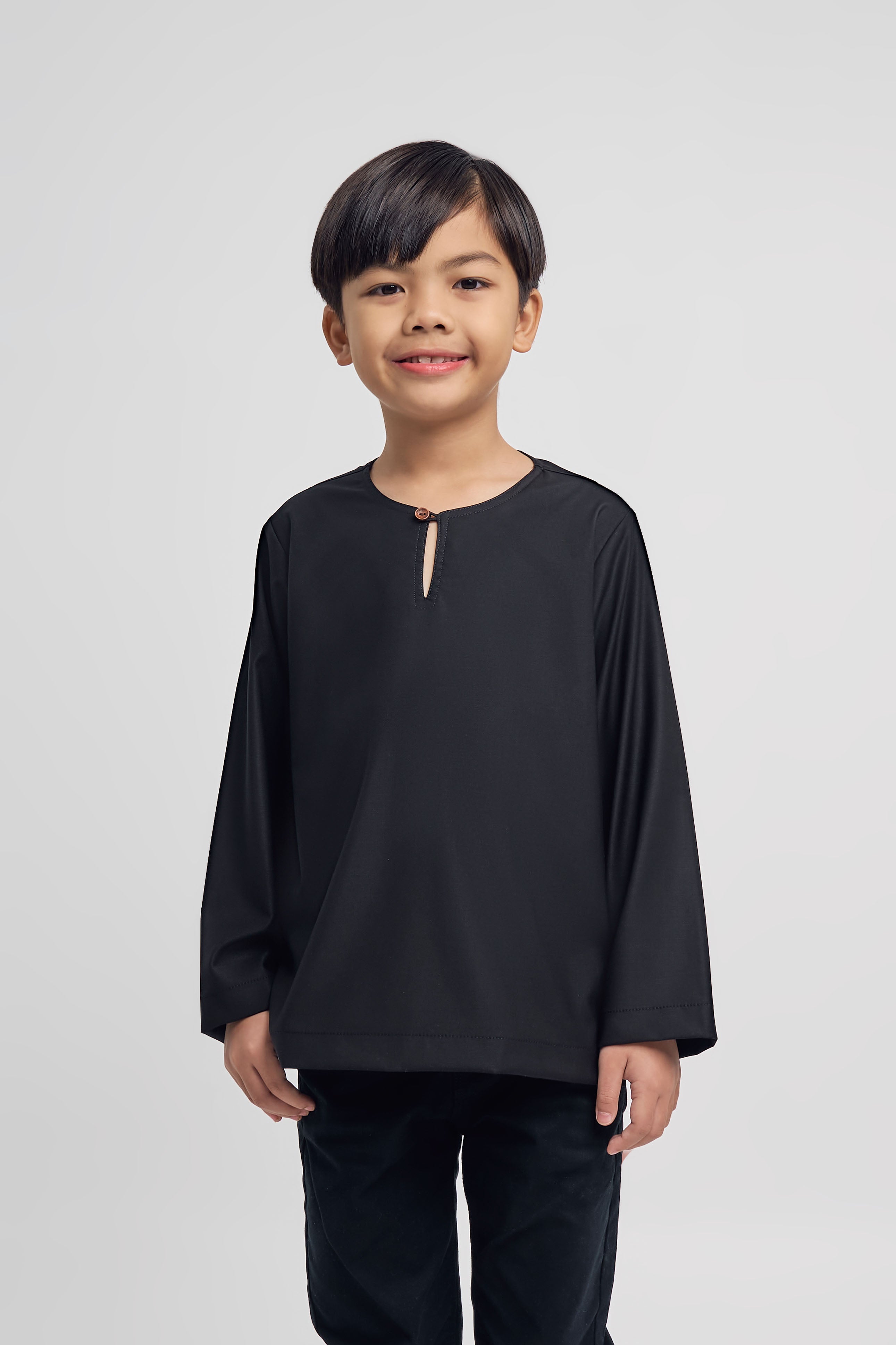 Patawali Boys Top - Opal Black