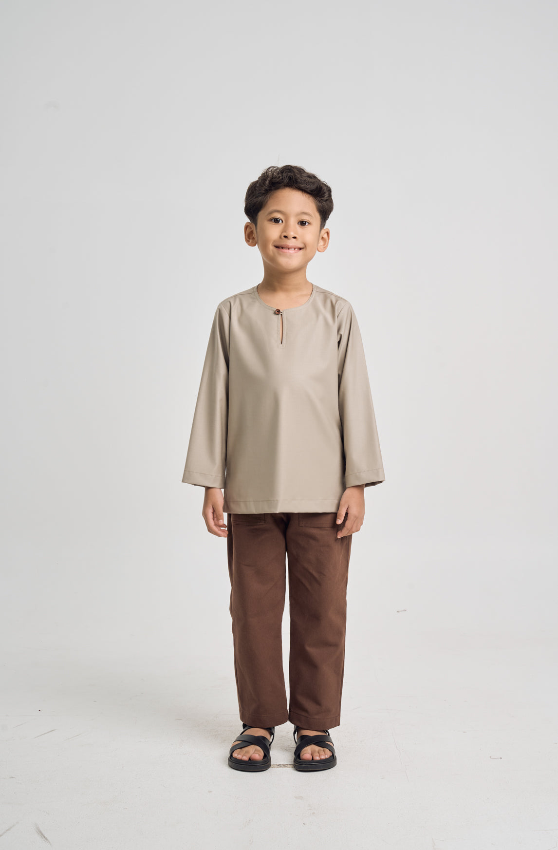 Patawali Boys Top - Light Olive