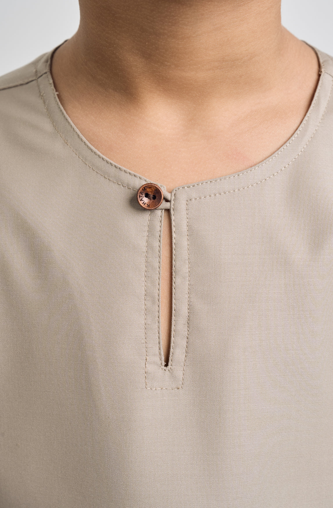 Patawali Boys Top - Light Olive