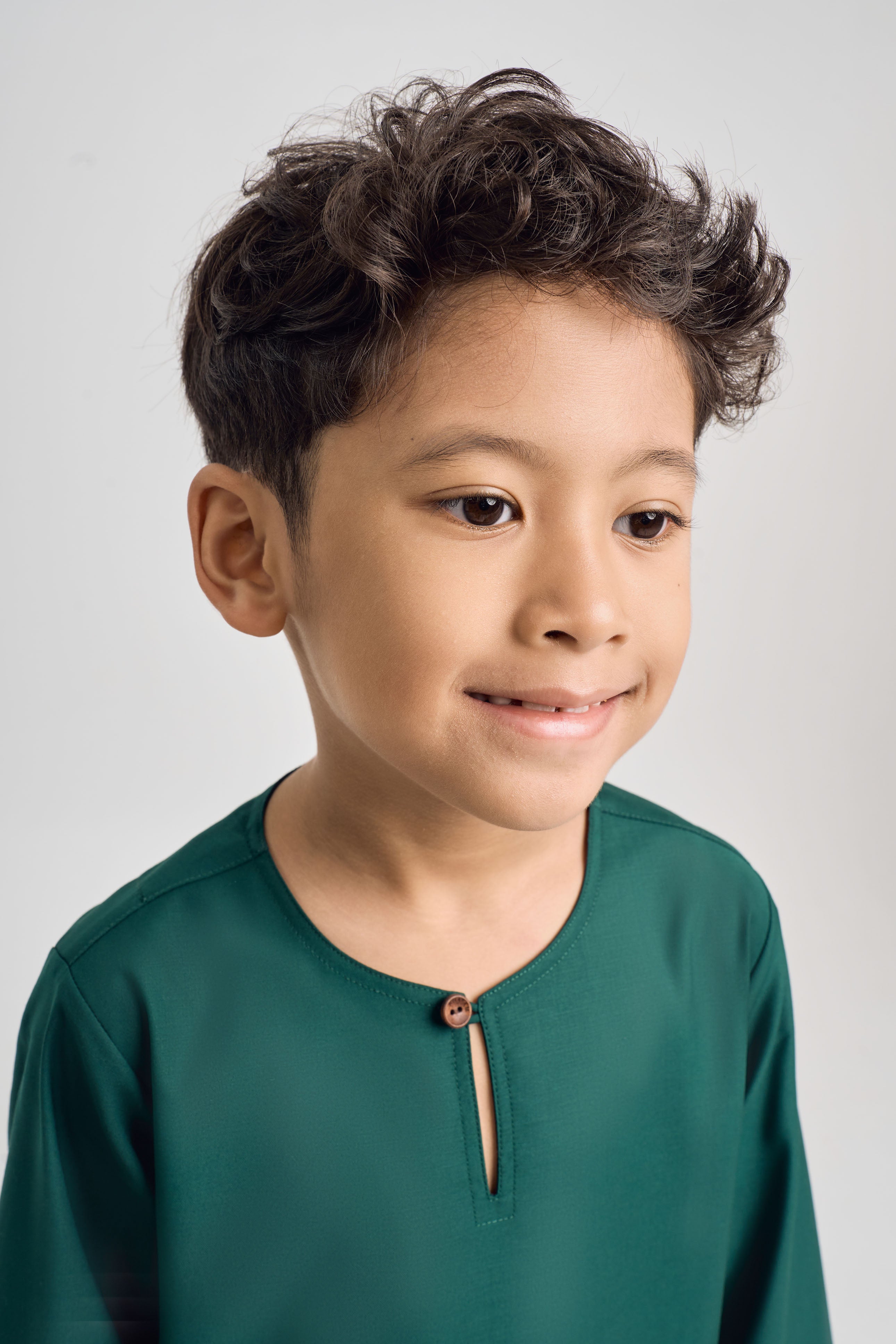 Patawali Boys Top - Emerald Green