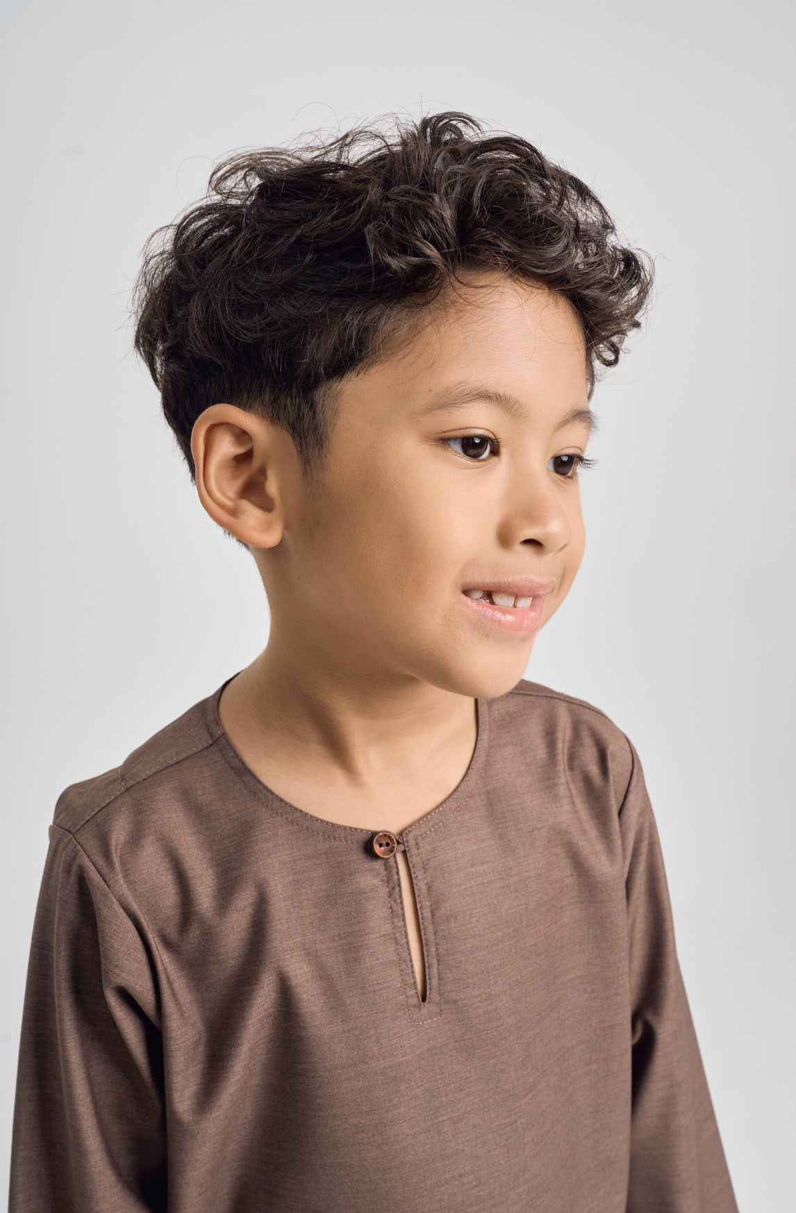 Patawali Boys Top - Espresso