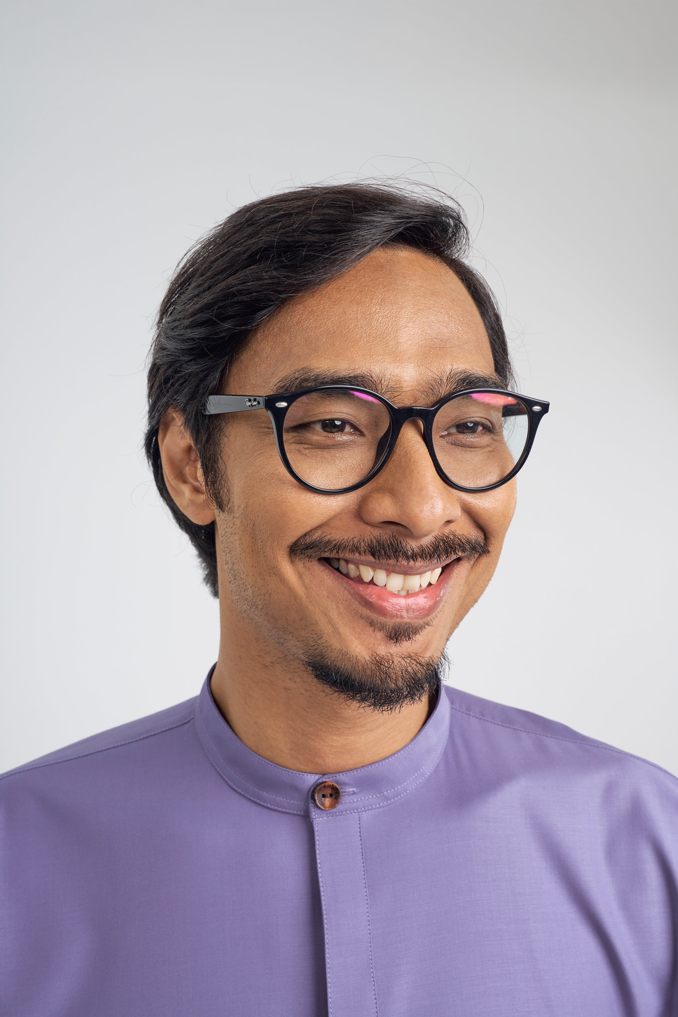 Patawali Collared Top - Purple Yam