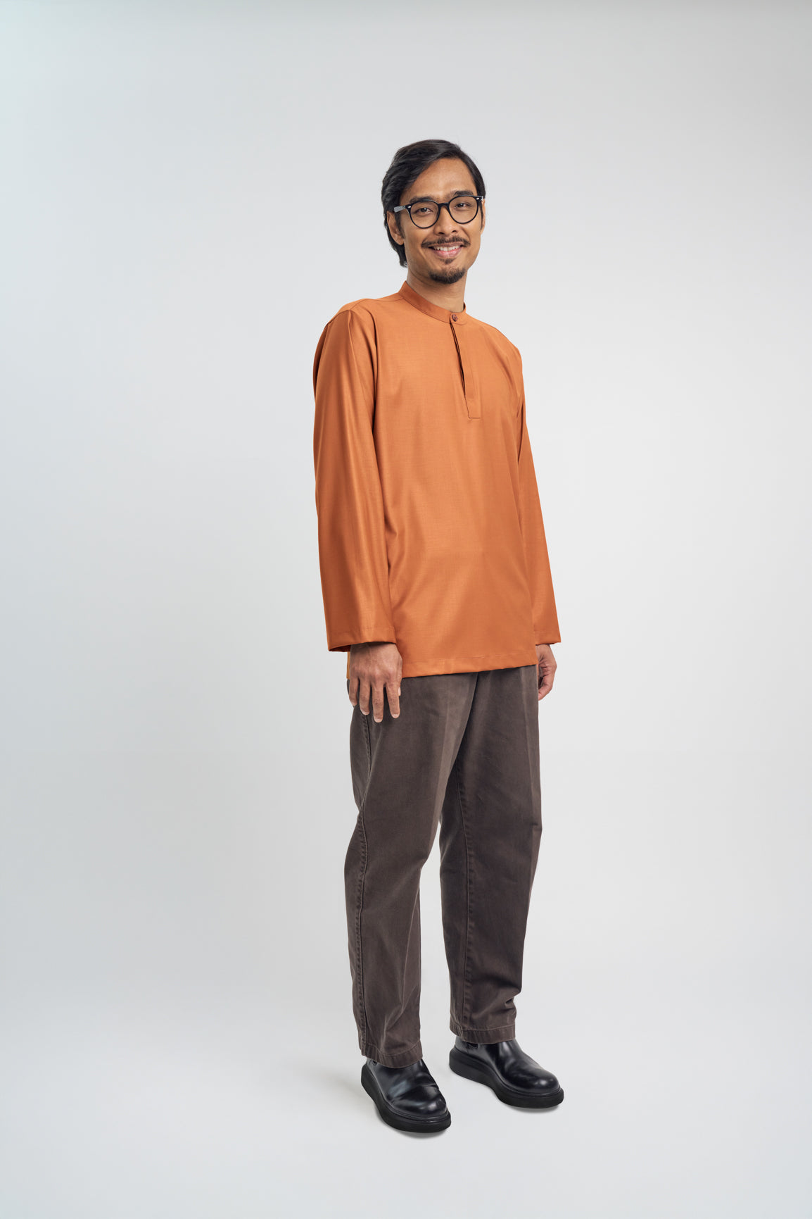 Patawali Collared Top - Apricot