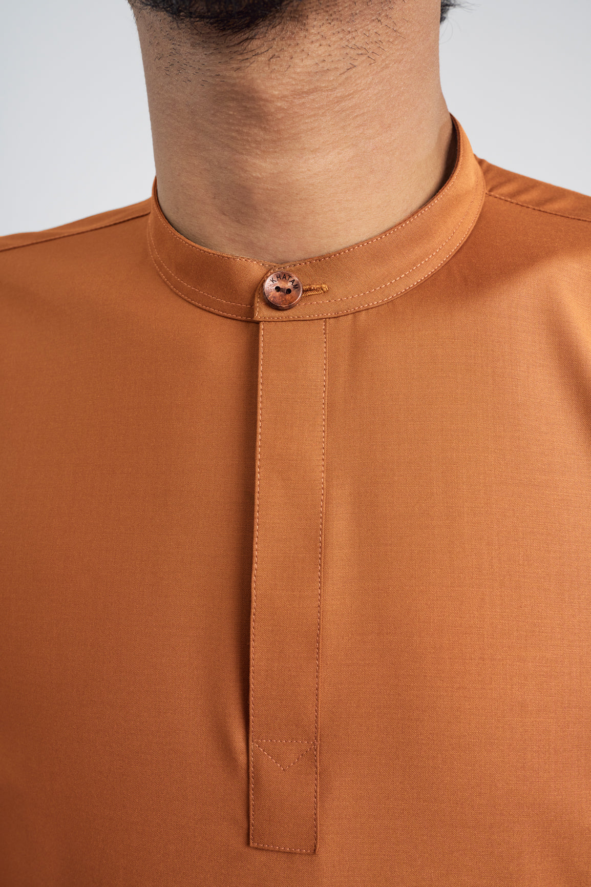 Patawali Collared Top - Apricot