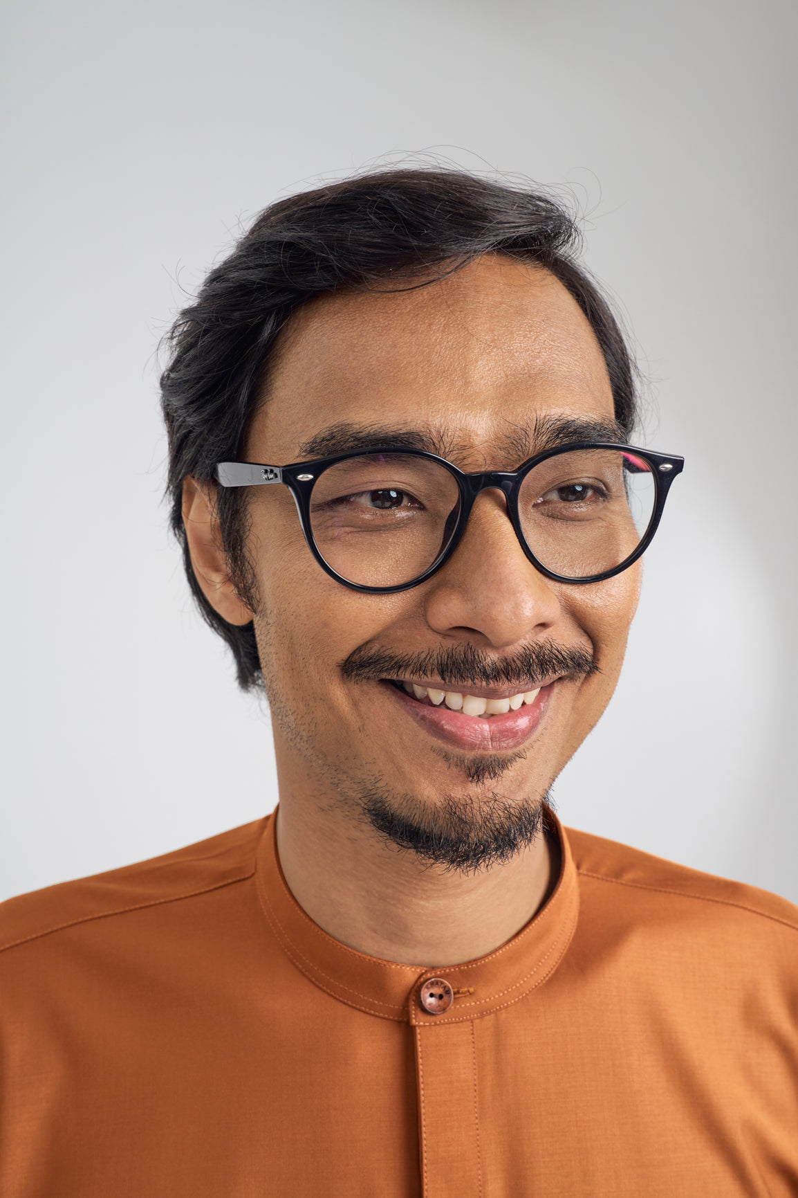 Patawali Collared Top - Apricot