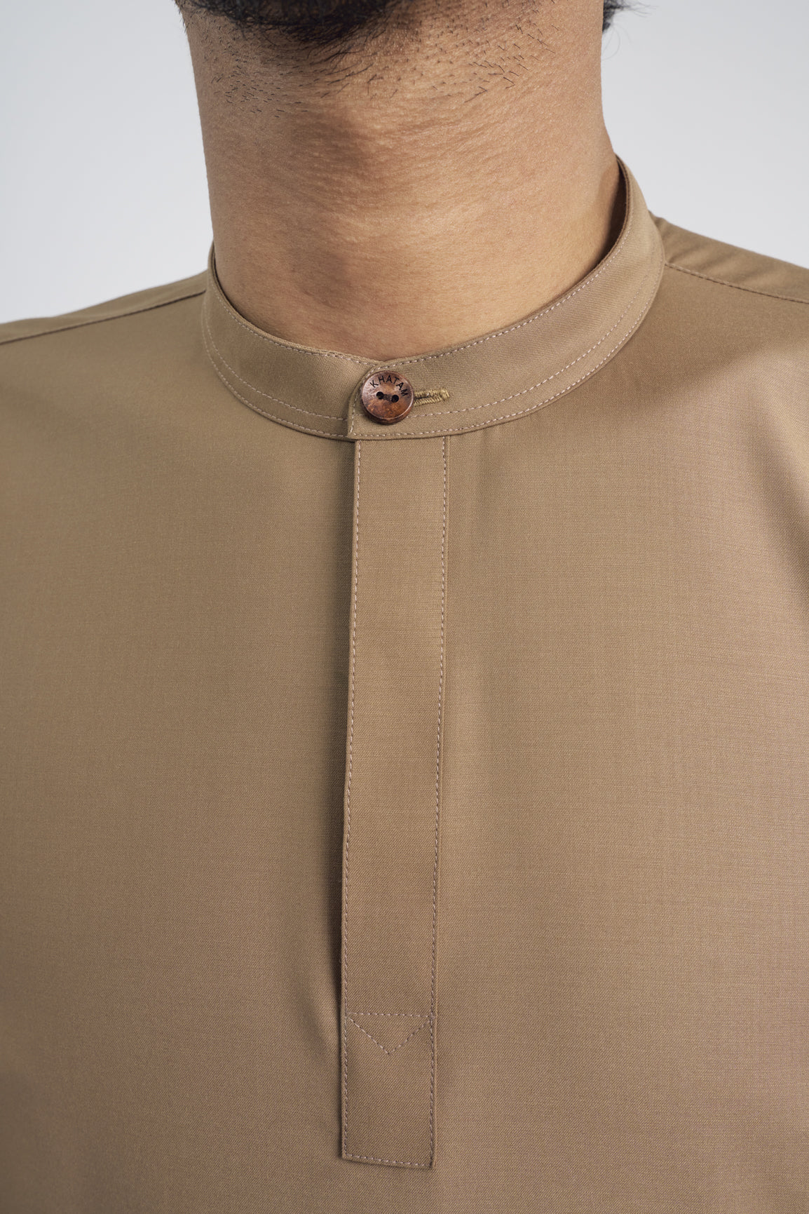 Patawali Collared Top - Hazel Brown