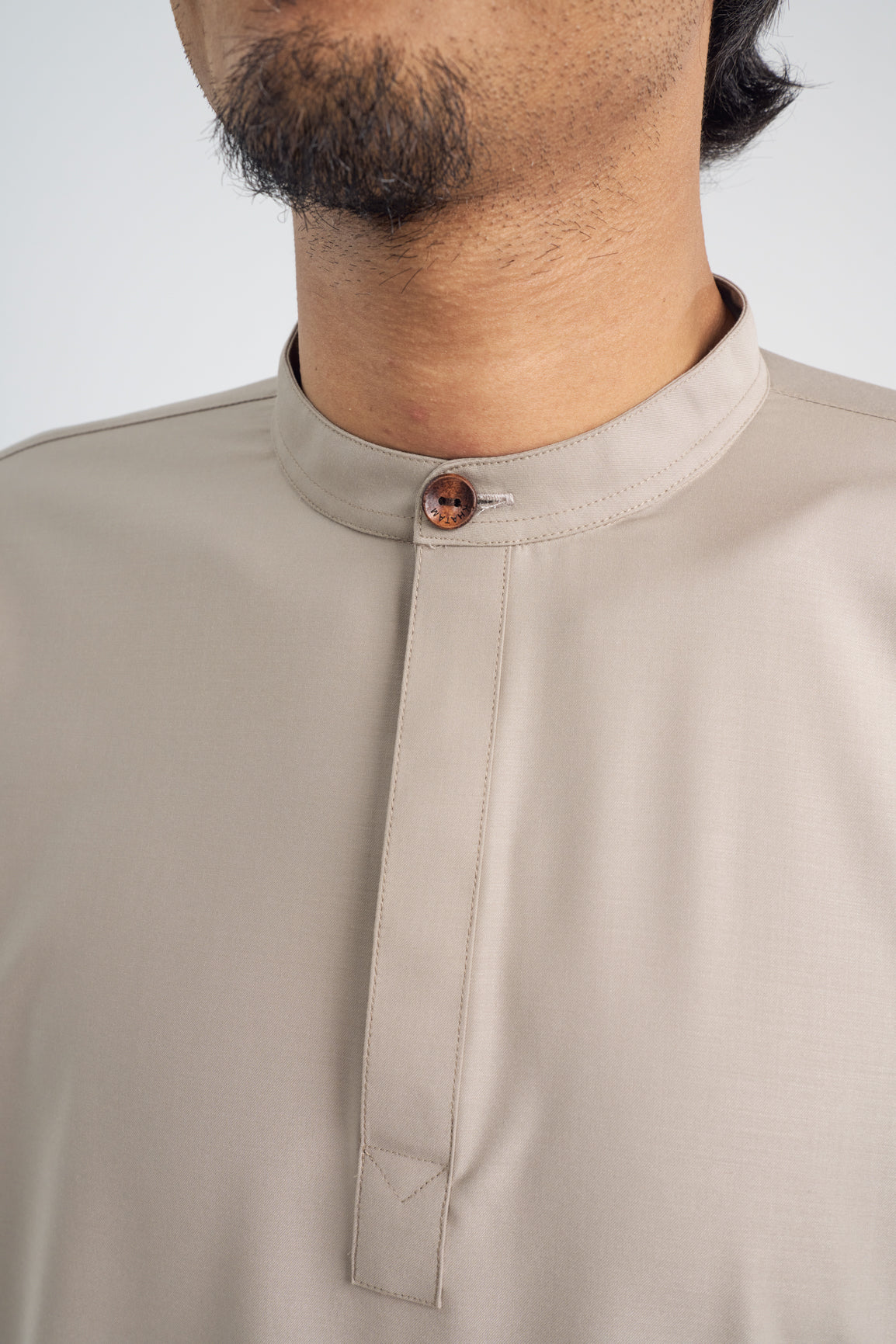 Patawali Collared Top - Light Olive