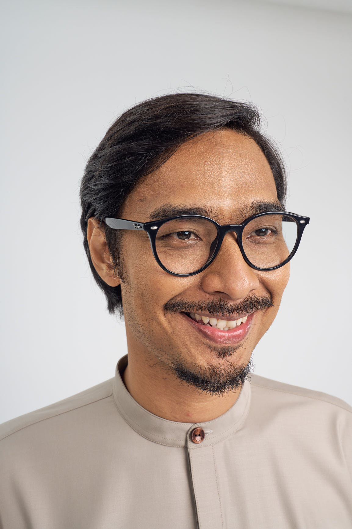 Patawali Collared Top - Light Olive