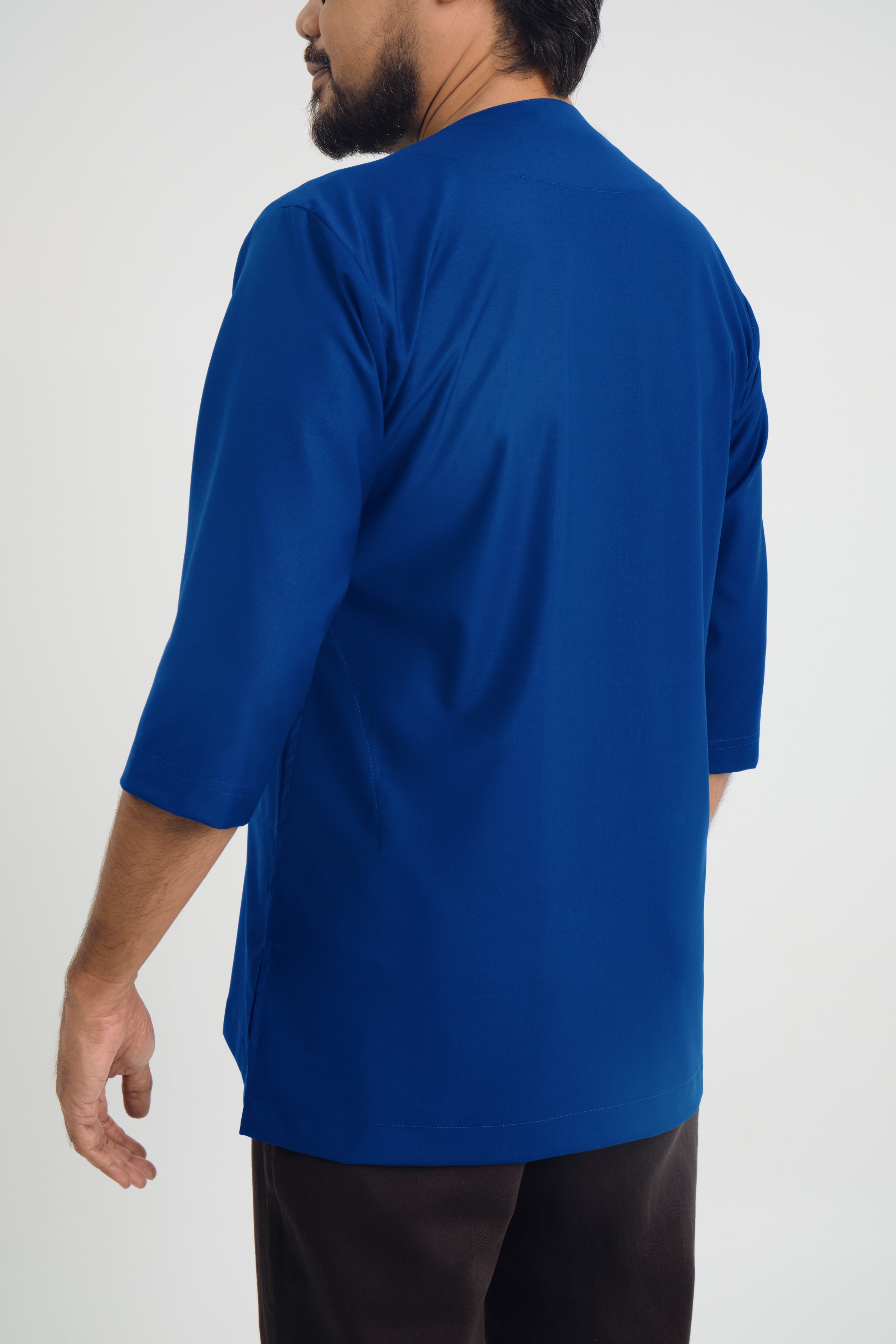 Patawali Three Quarter Sleeve Top - Royal Blue