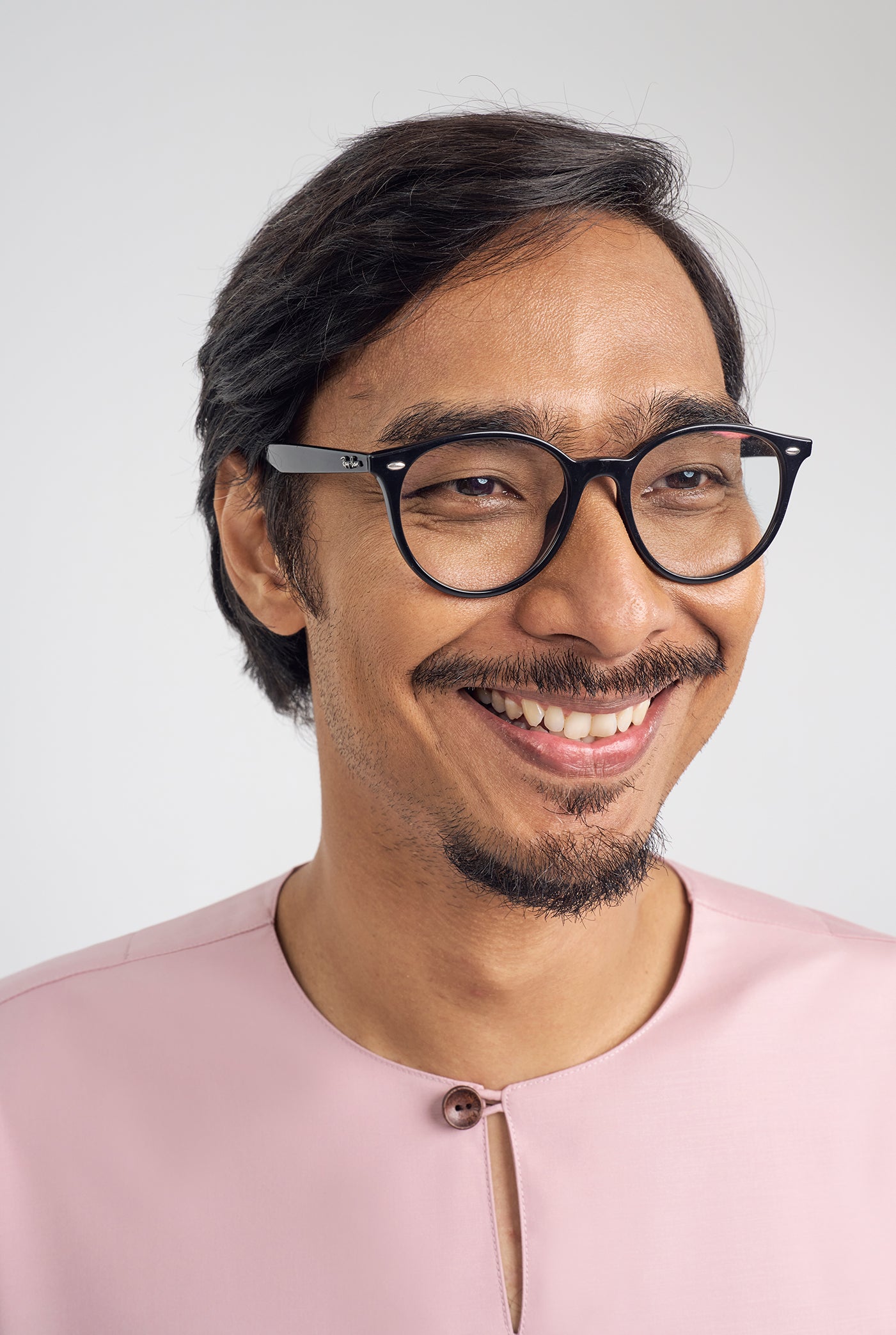 Patawali Three Quarter Sleeve Top - Soft Pink