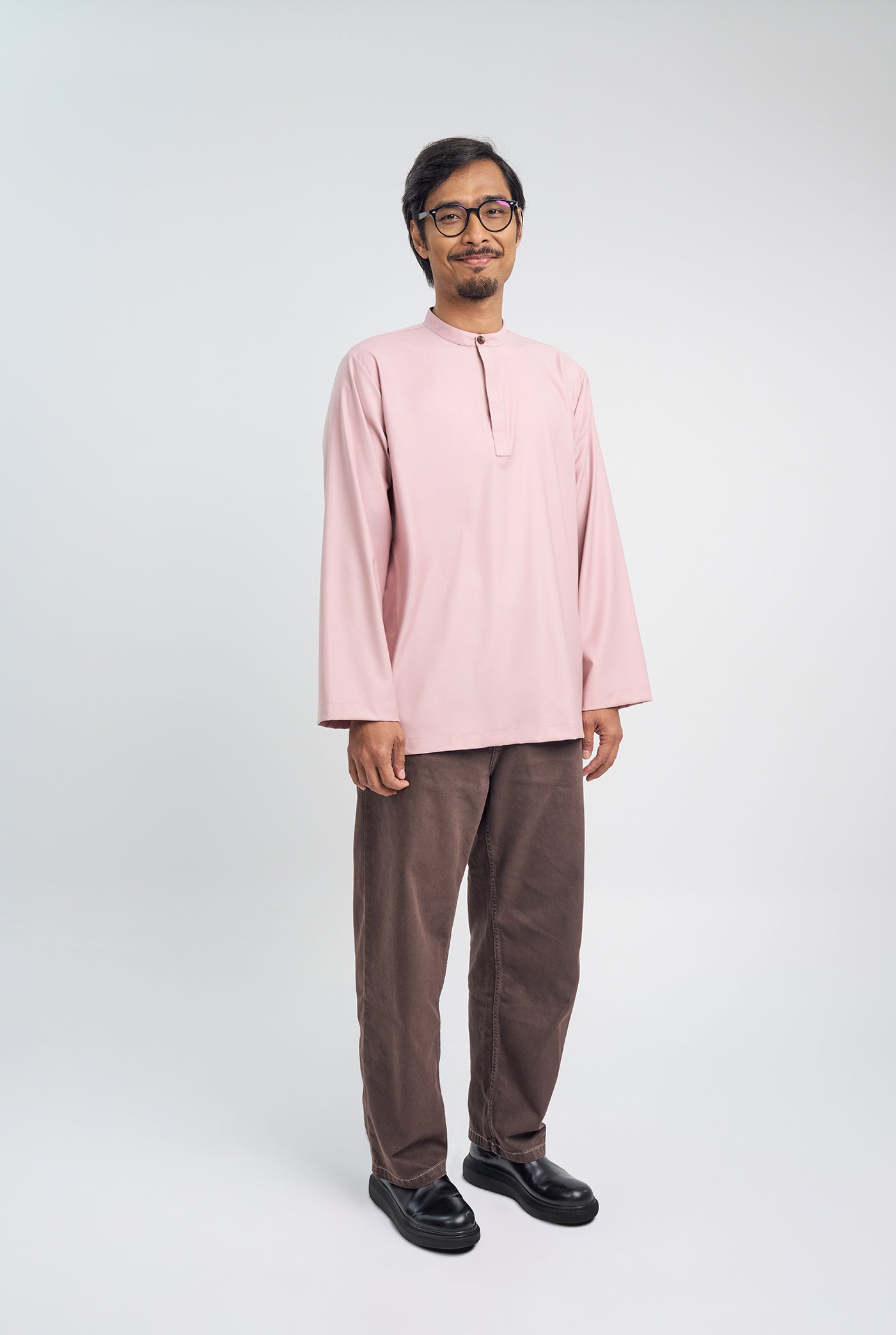 Patawali Collared Top - Soft Pink