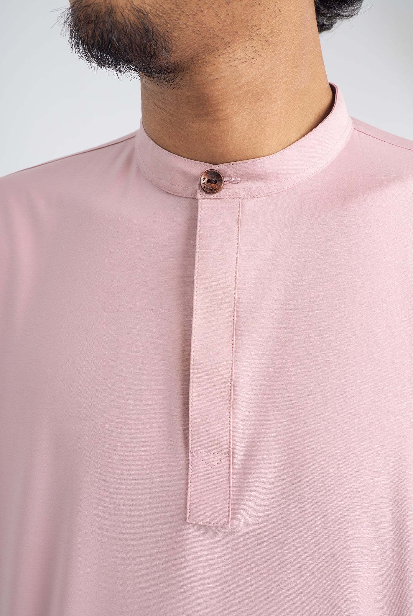 Patawali Collared Top - Soft Pink