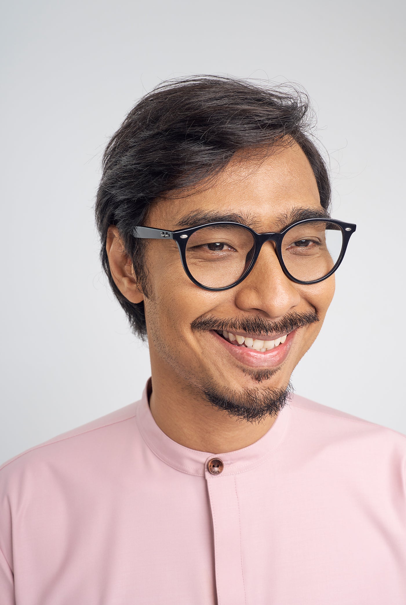 Patawali Collared Top - Soft Pink