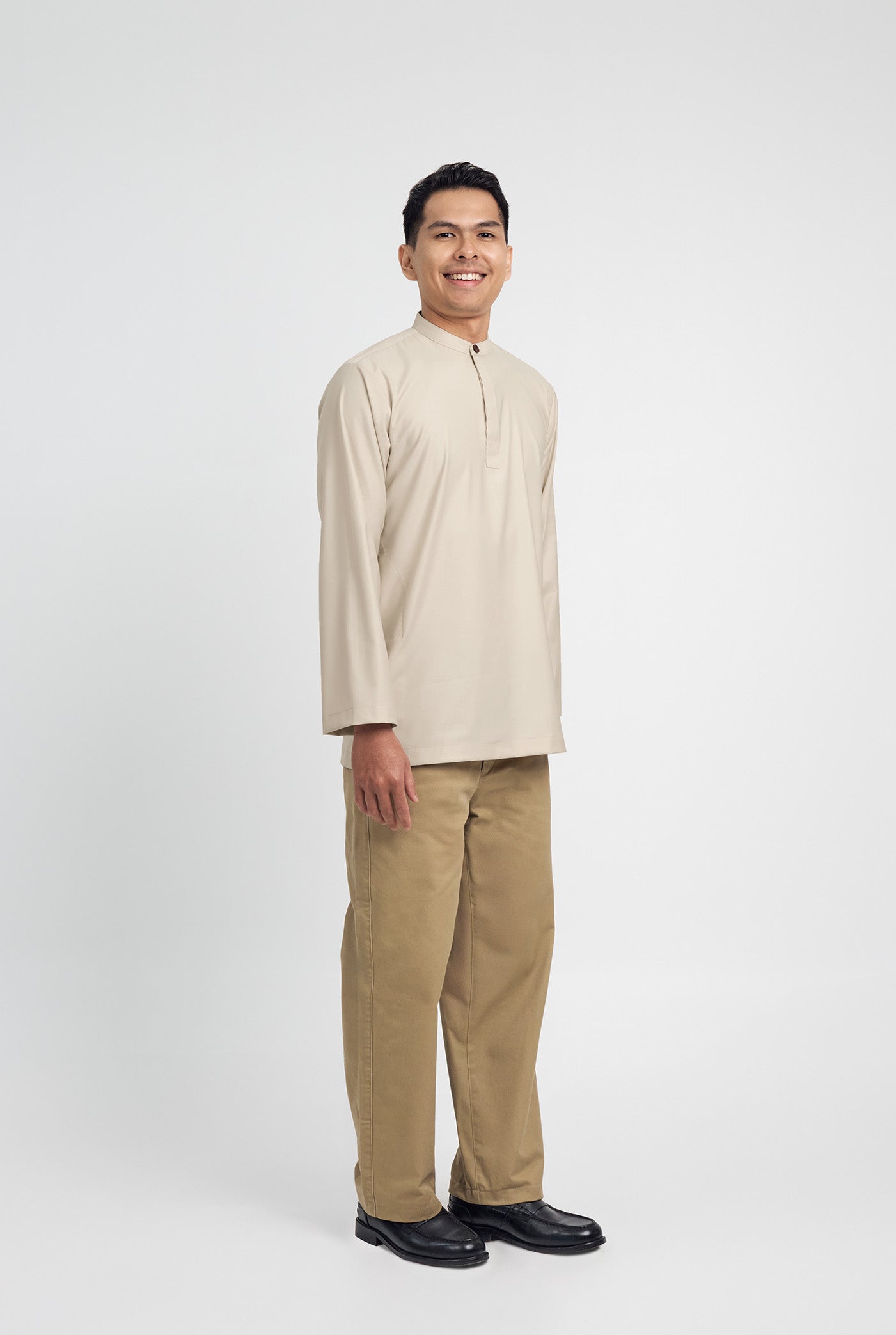 Patawali Collared Top - Beige