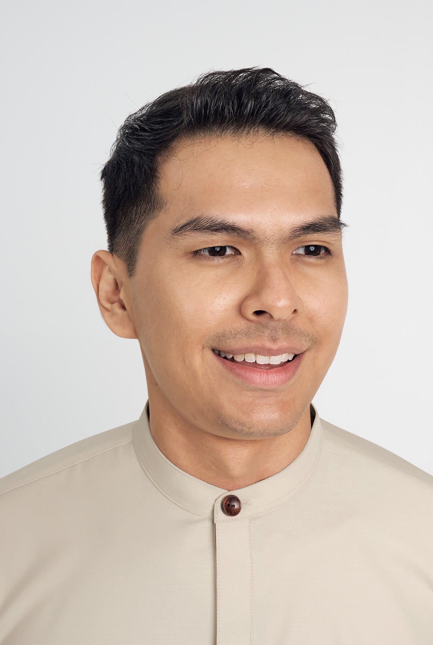 Patawali Collared Top - Beige