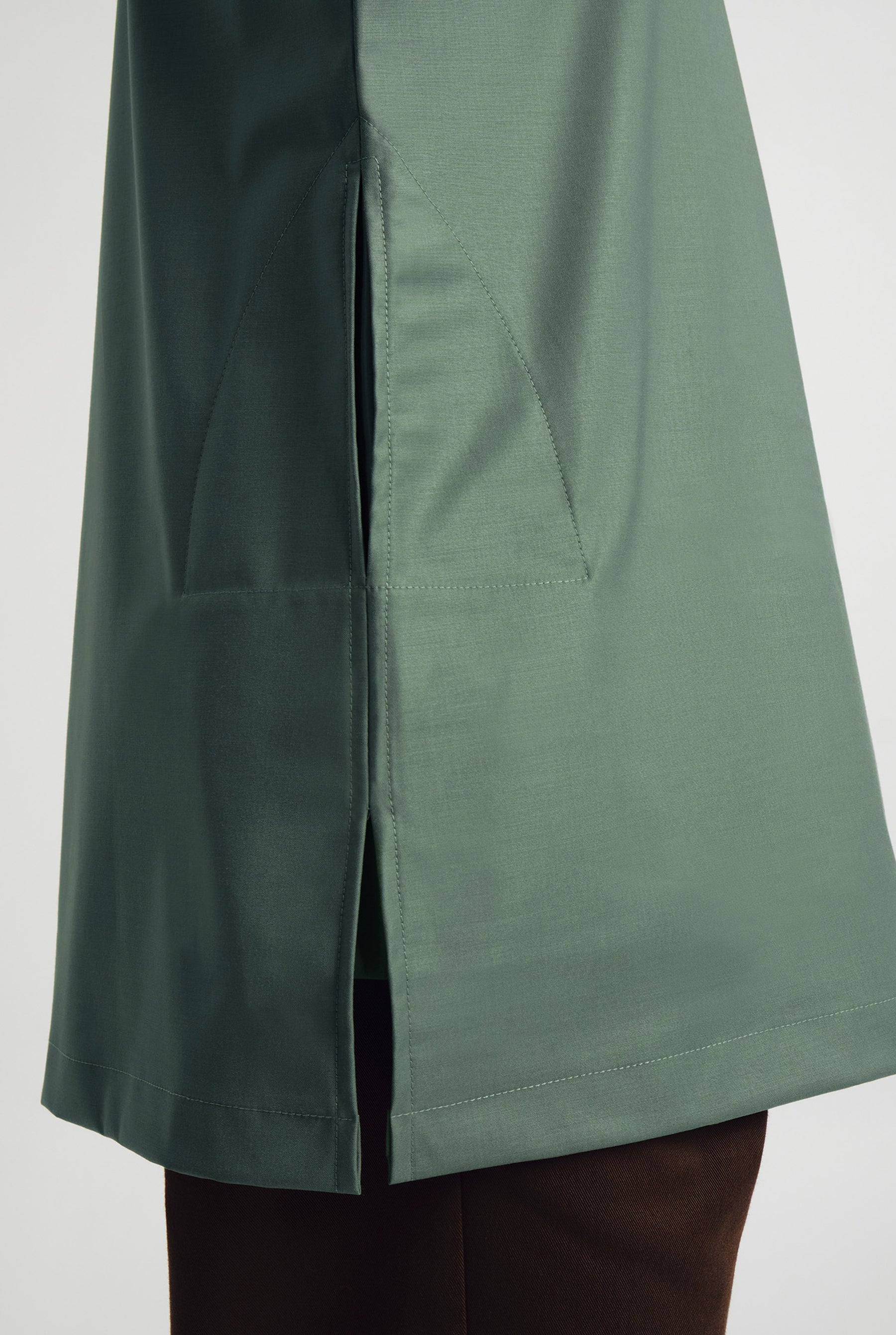 Patawali Three Quarter Sleeve Top - Grass Green