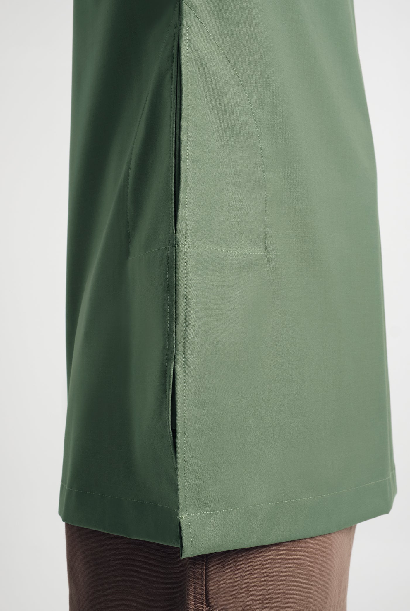 Patawali Three Quarter Sleeve Top - Grass Green