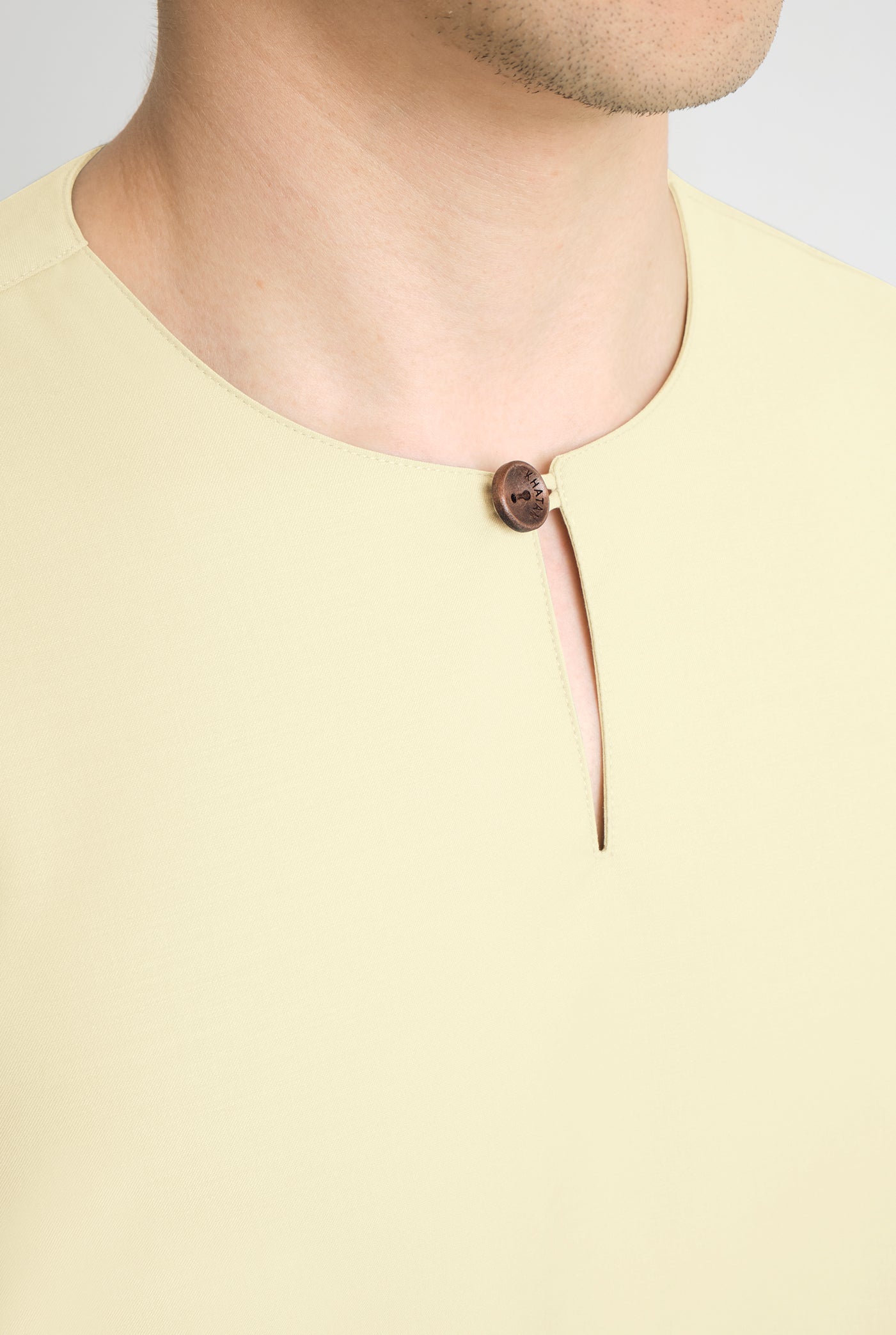 Patawali Three Quarter Sleeve Top - Kuning Langsat