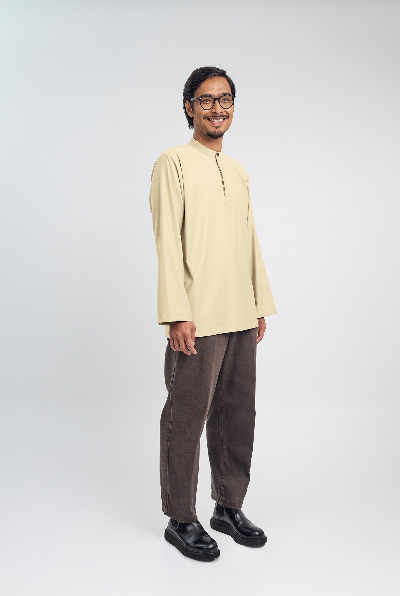 Patawali Collared Top - Kuning Langsat