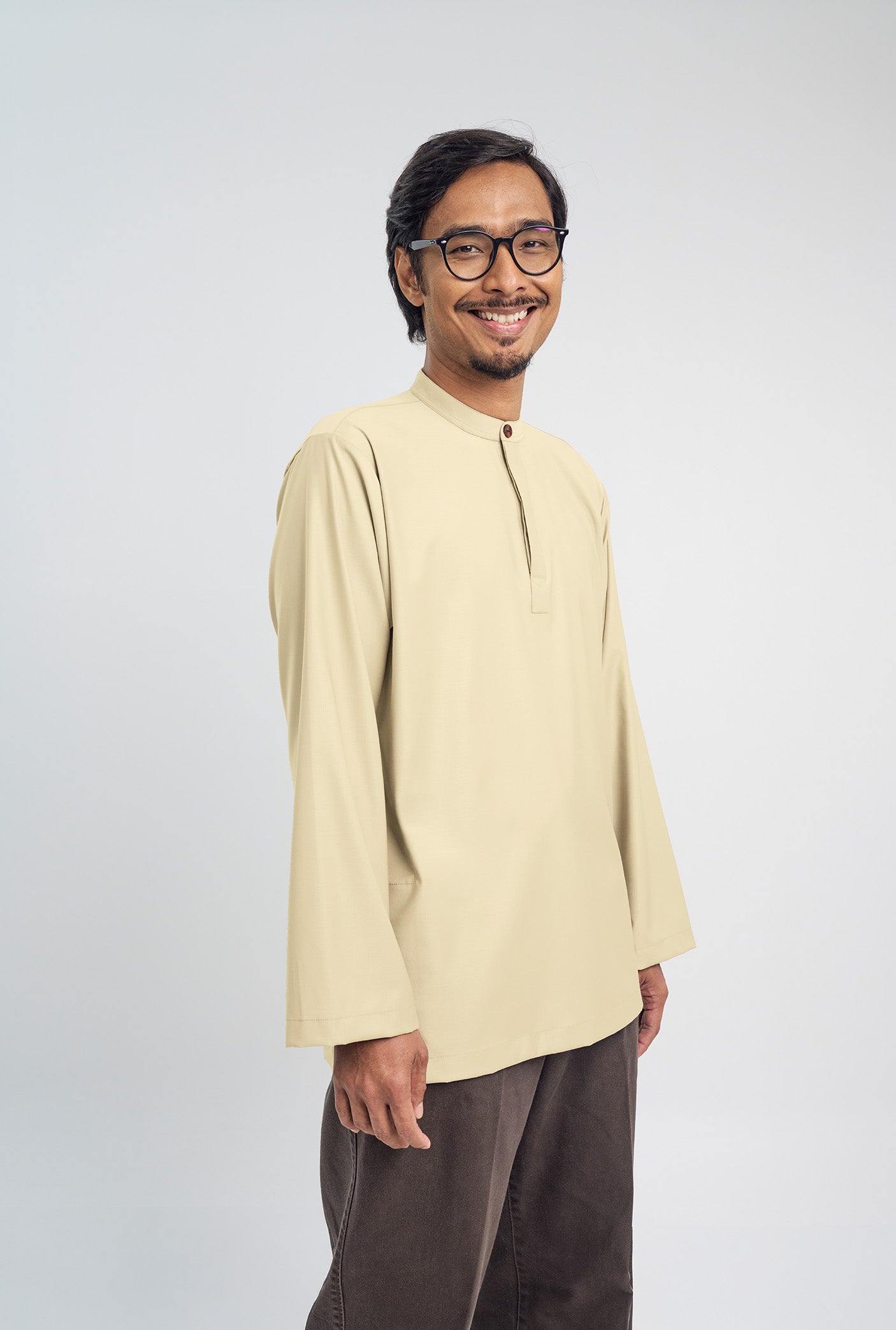 Patawali Collared Top - Kuning Langsat