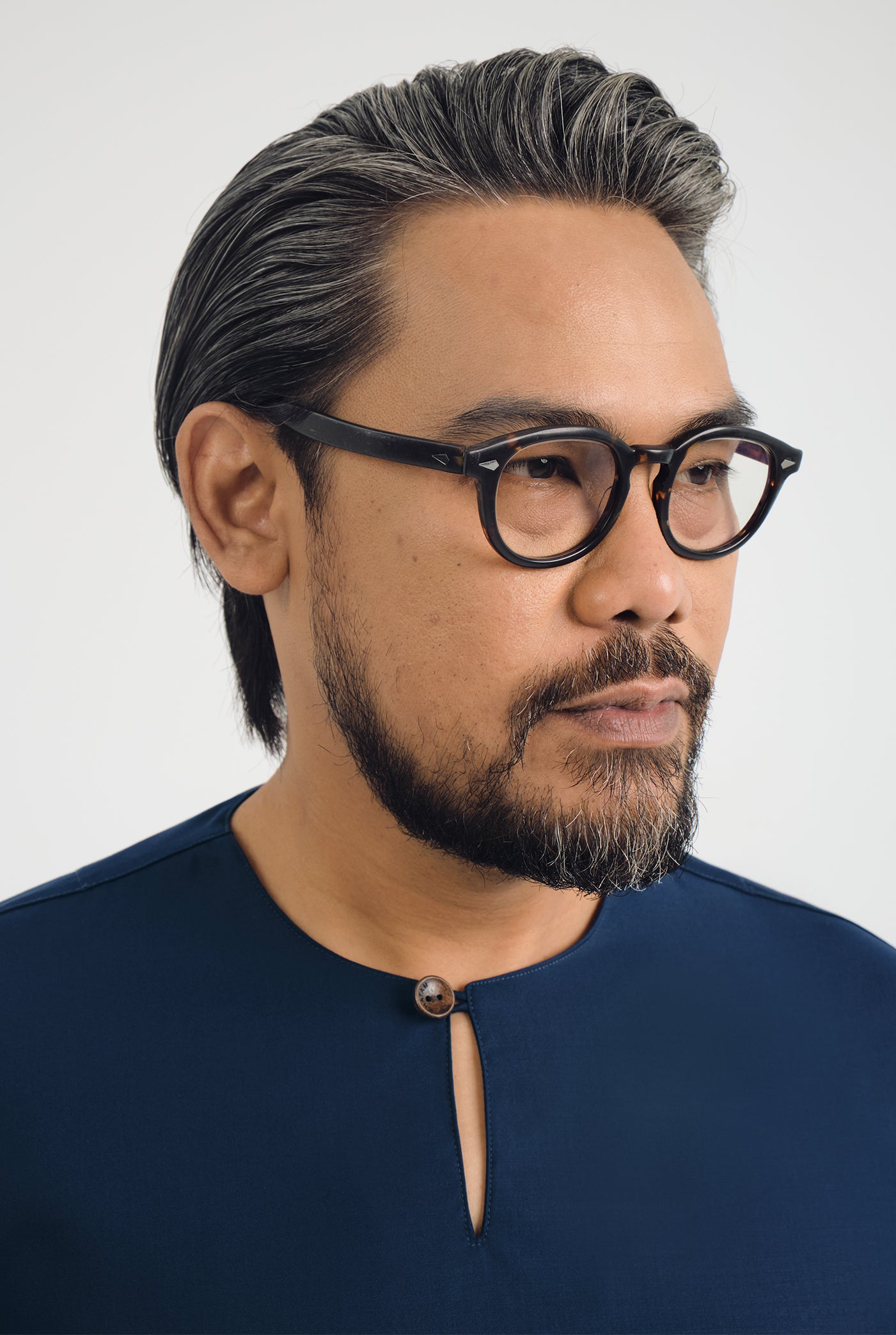 Patawali Three Quarter Sleeve Top - Royal Blue