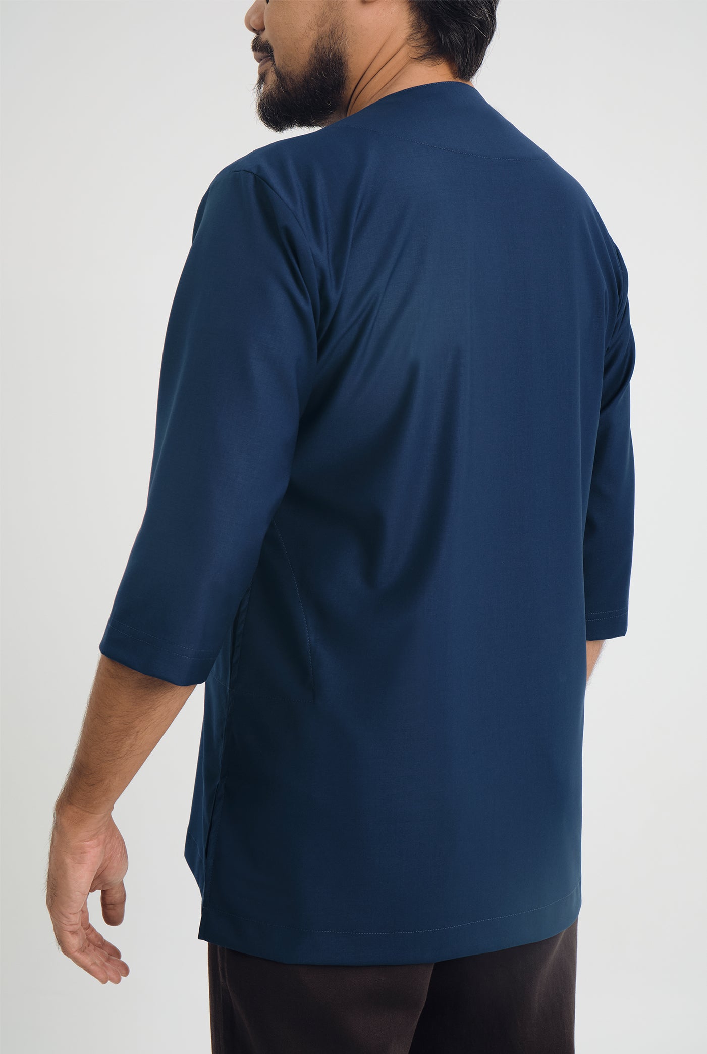 Patawali Three Quarter Sleeve Top - Royal Blue