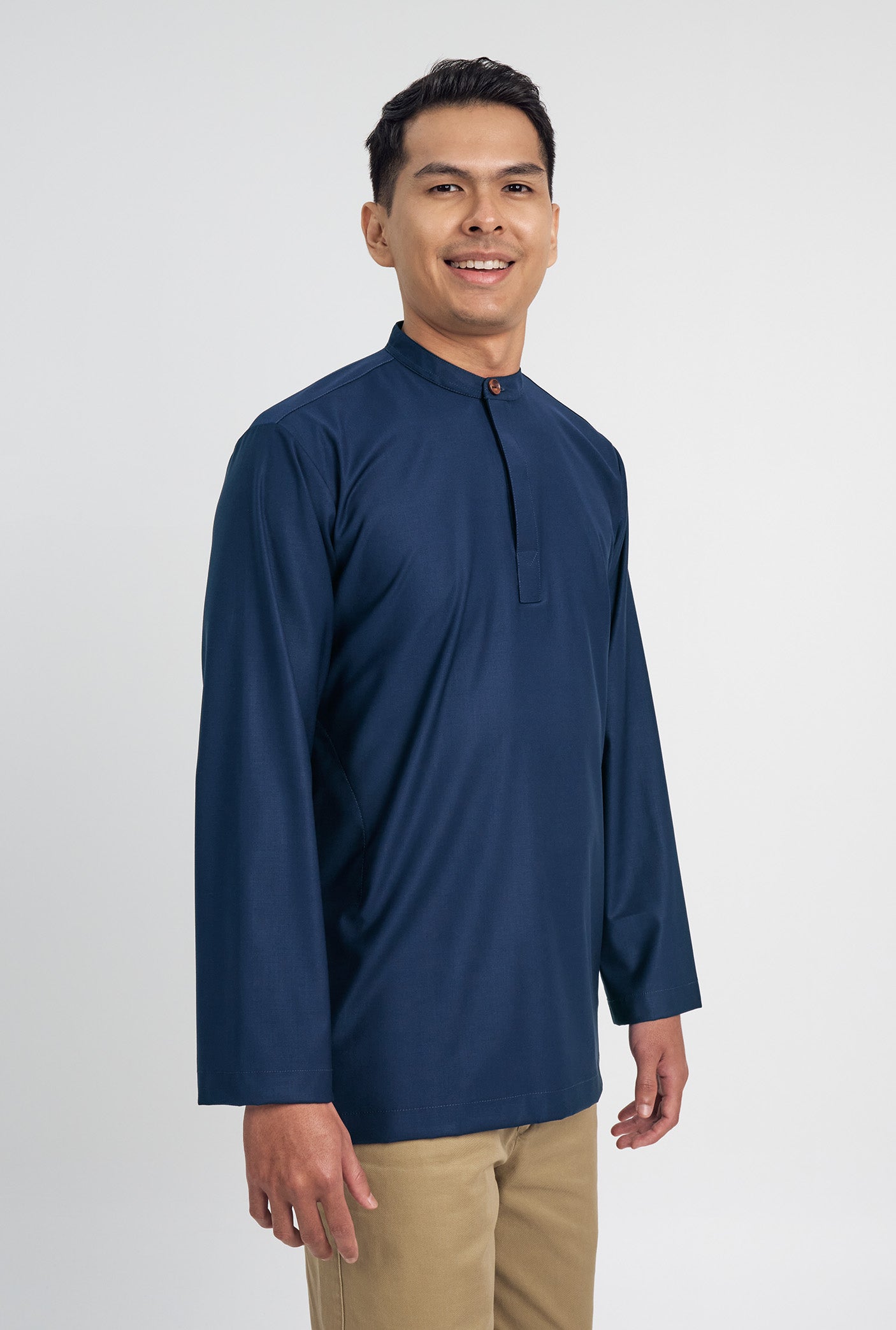 Patawali Collared Top - Royal Blue