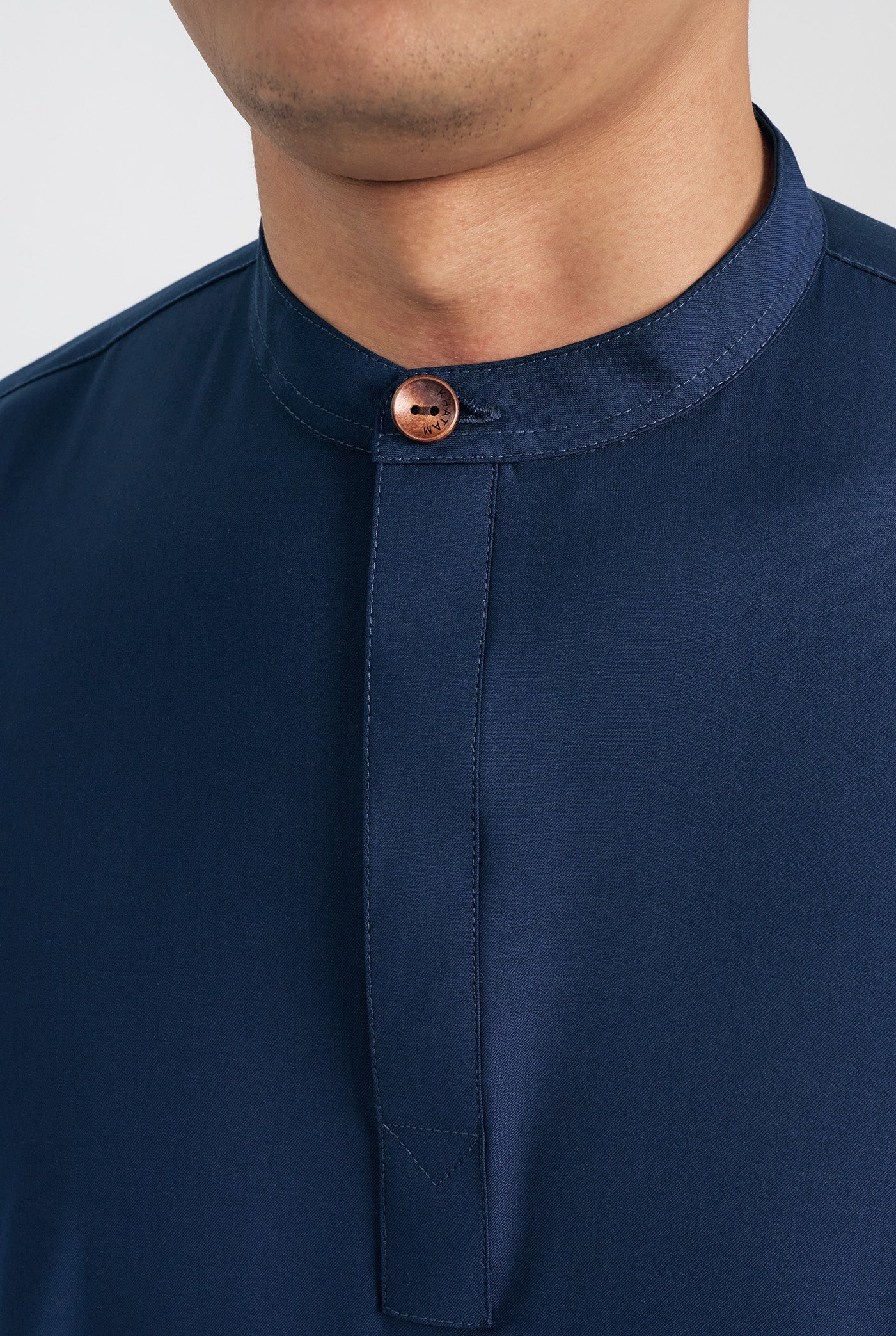 Patawali Collared Top - Royal Blue