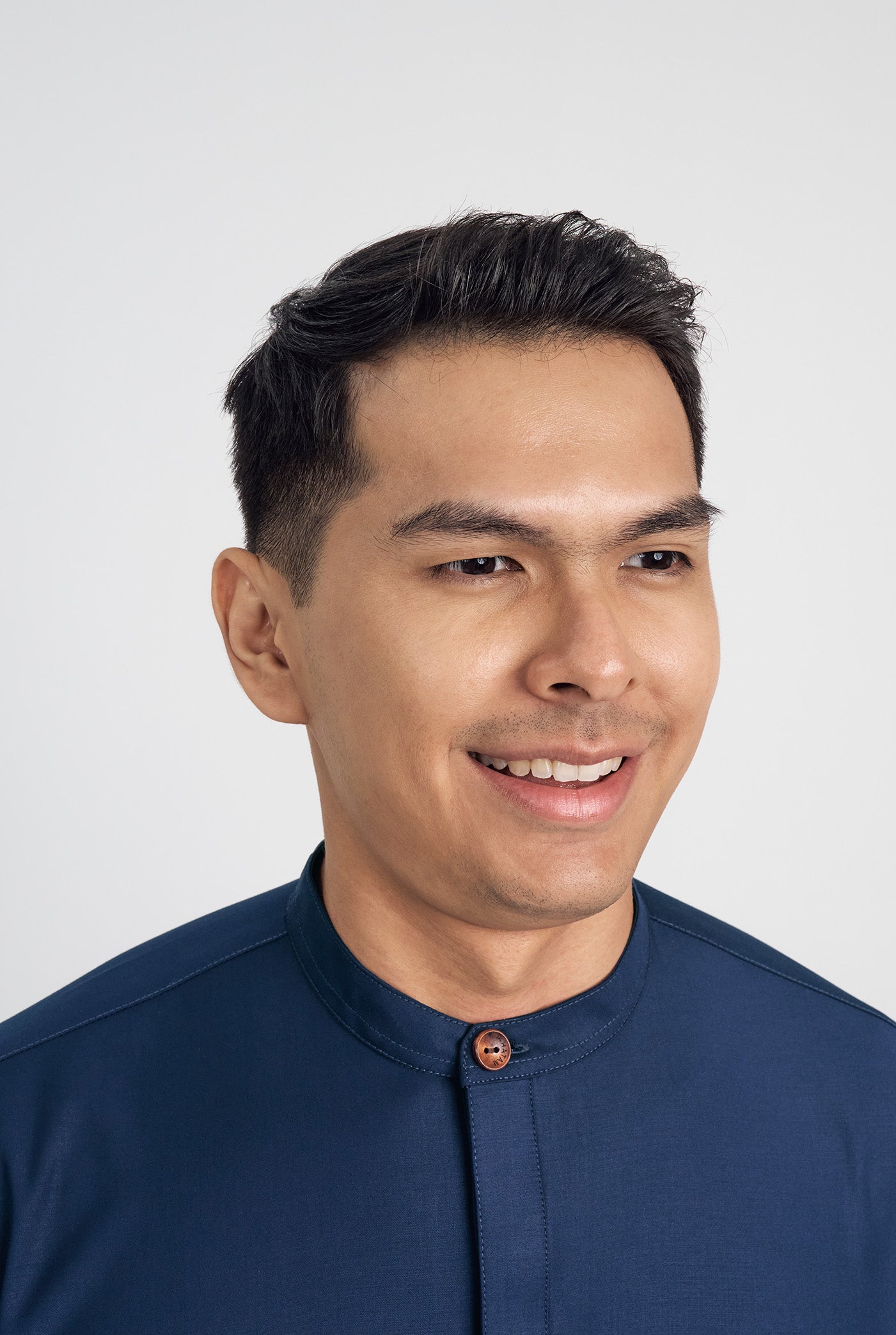 Patawali Collared Top - Royal Blue