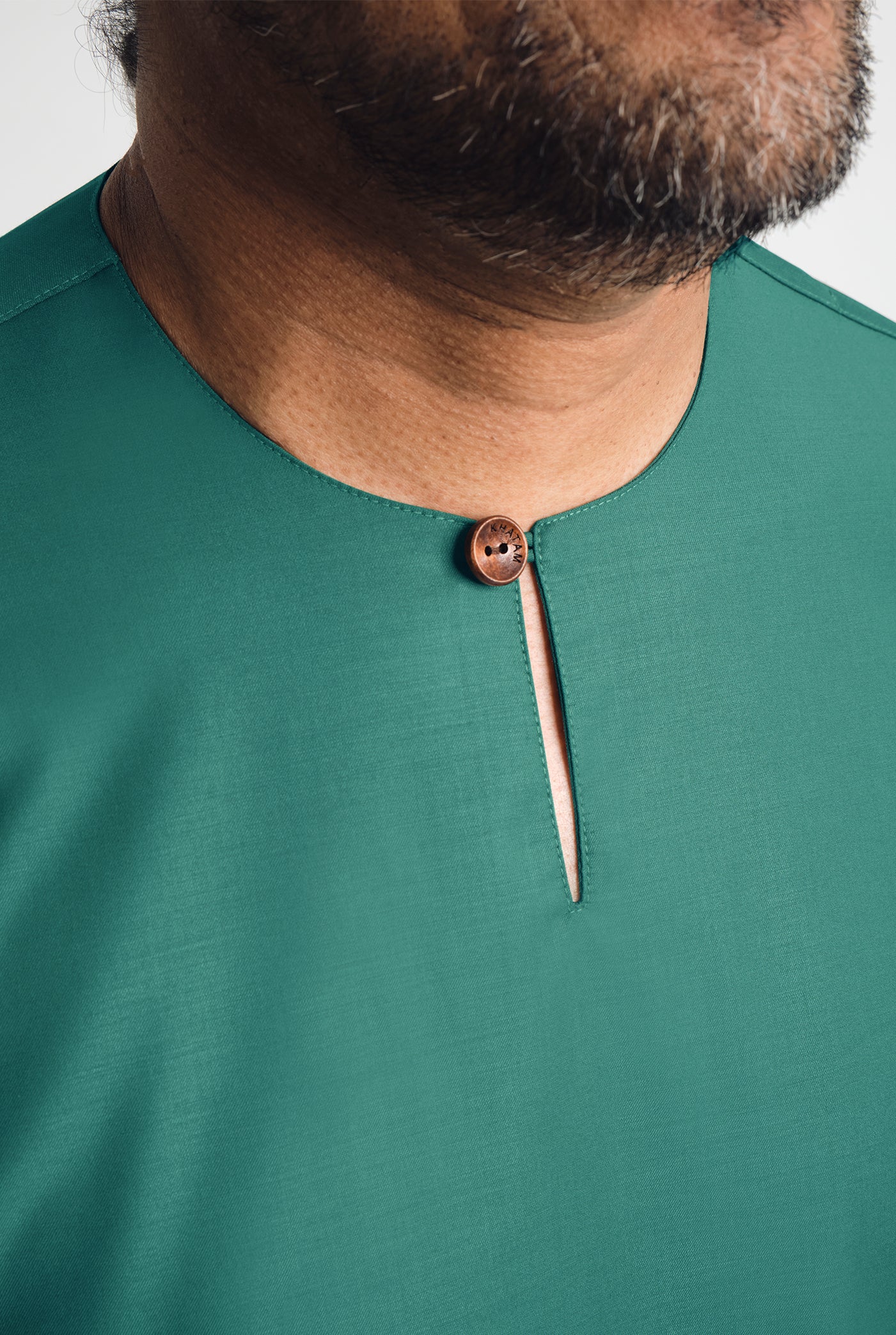 Patawali Three Quarter Sleeve Top - Turquoise