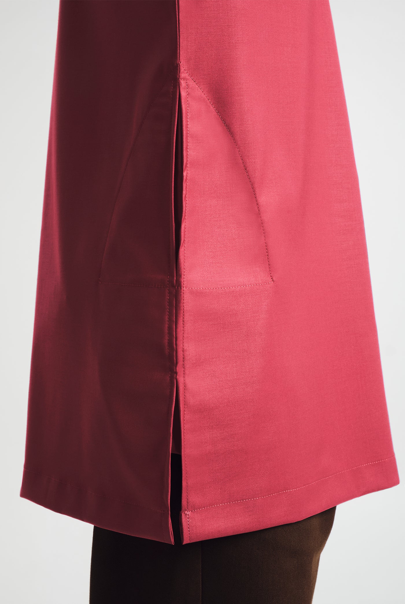 Patawali Three Quarter Sleeve Top - Rose Red