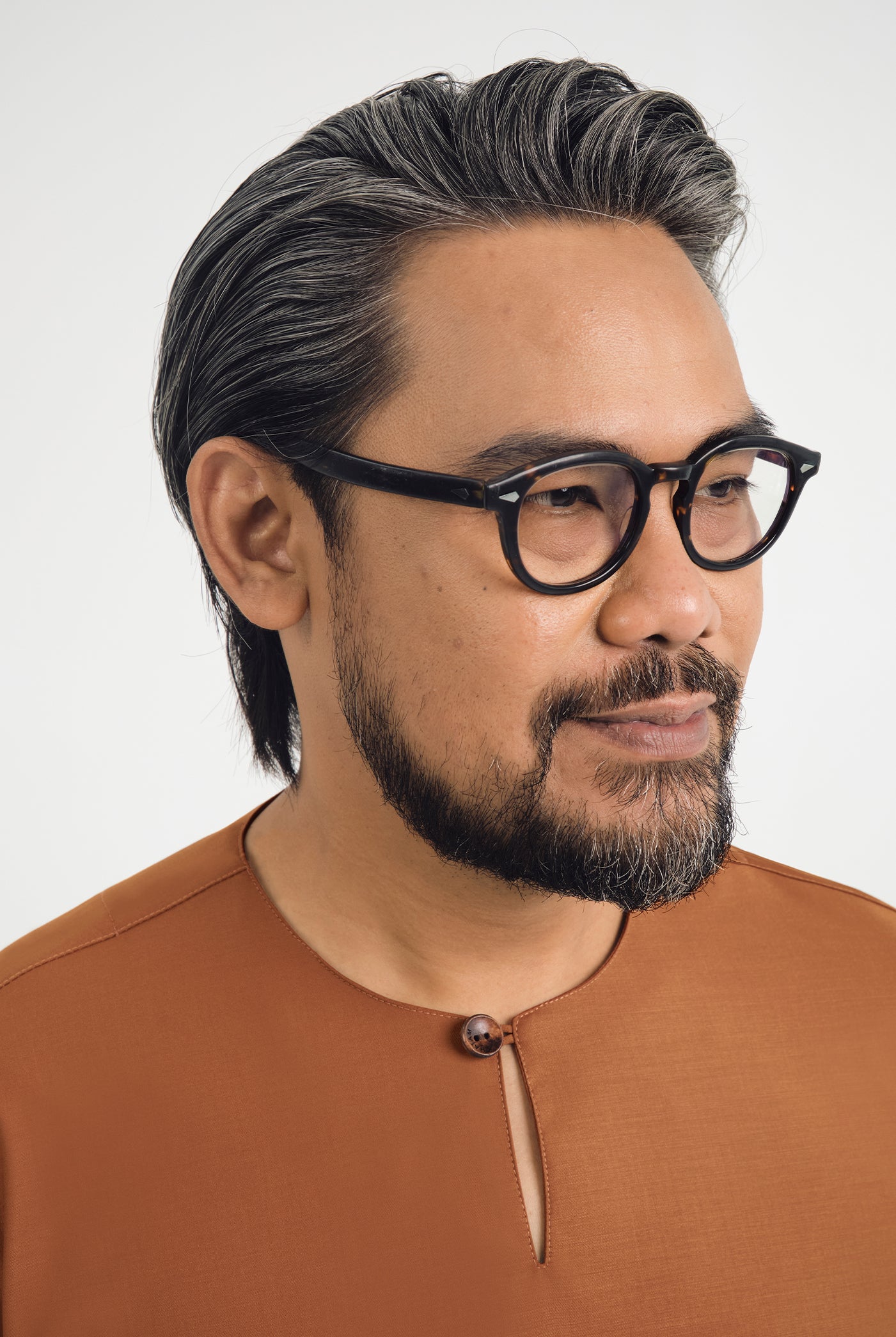 Patawali Three Quarter Sleeve Top - Apricot