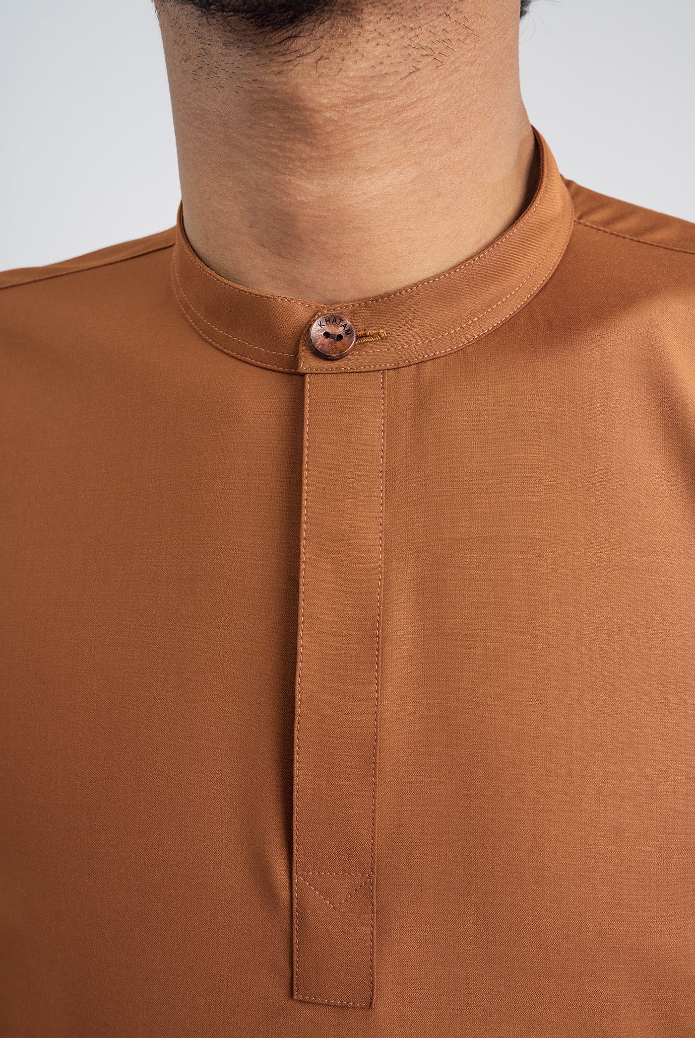 Patawali Collared Top - Apricot