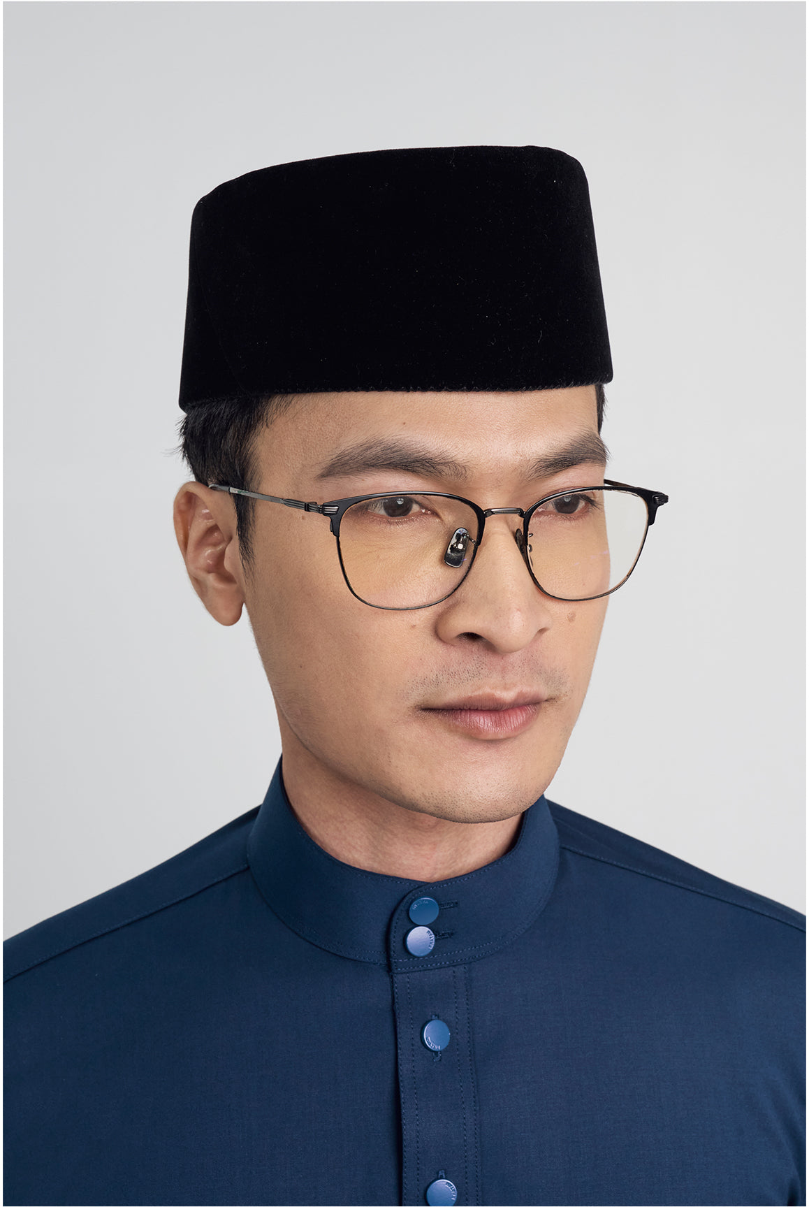 Patawali Modern Fit Baju Melayu Cekak Musang - Royal Blue