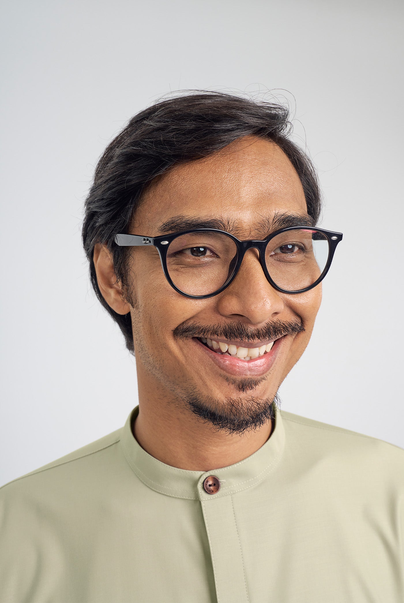 Patawali Collared Top - Light Khaki