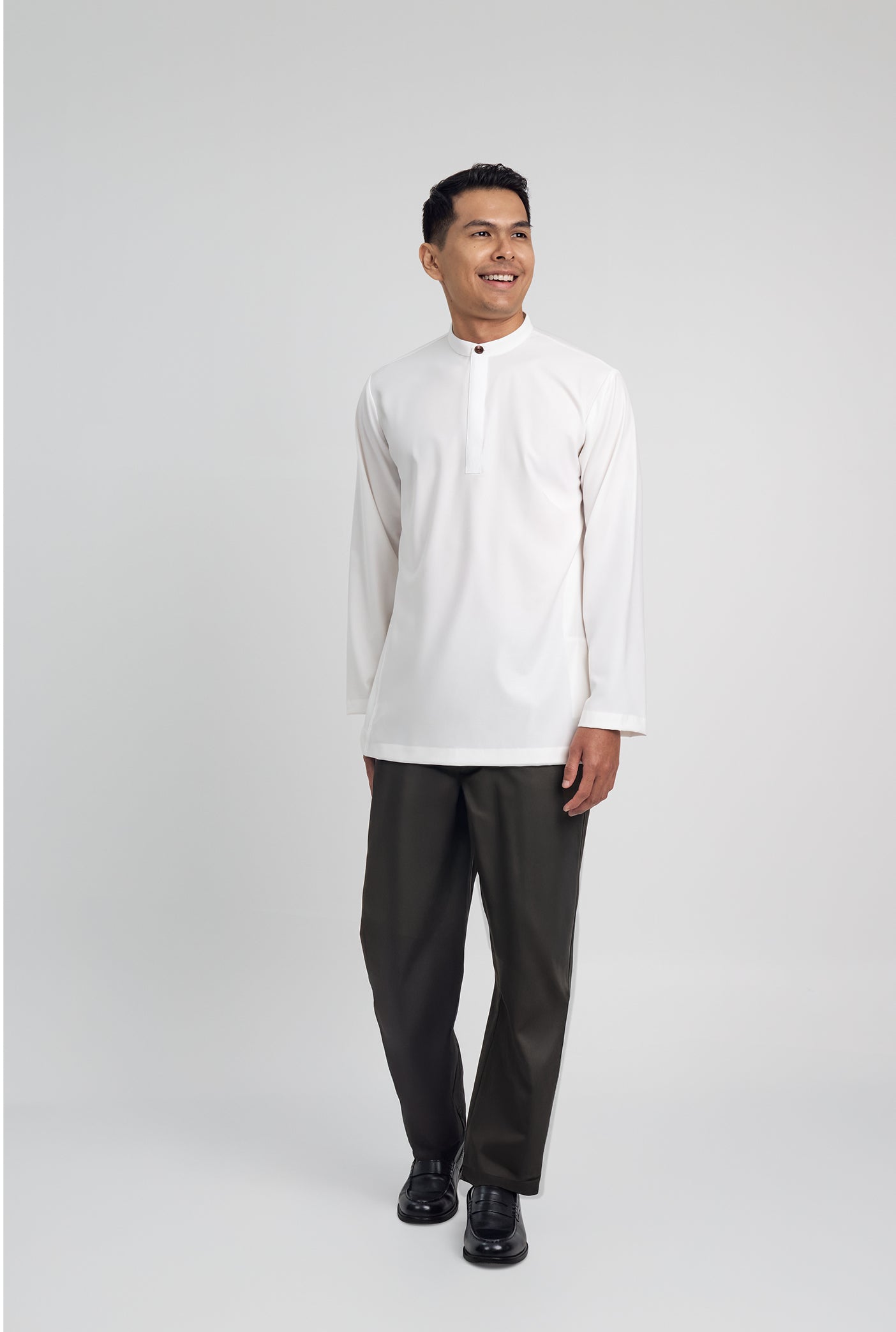 Patawali Collared Top - Antique White