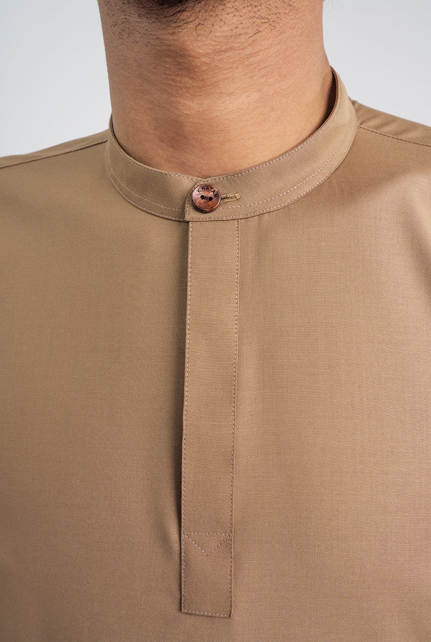 Patawali Collared Top - Hazel Brown