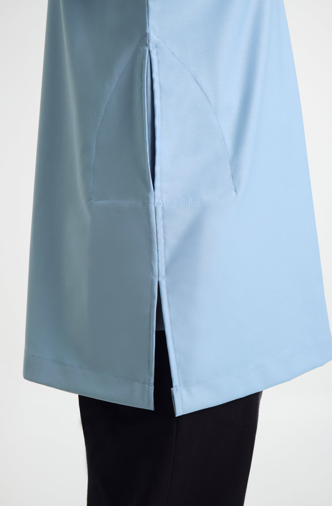 Patawali Three Quarter Sleeve Top - Light Blue