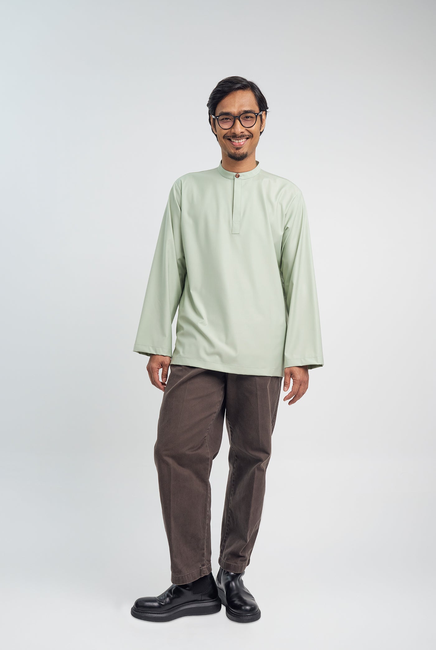 Patawali Collared Top - Mint Green