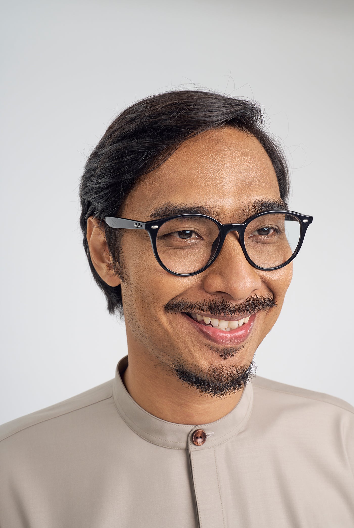 Patawali Collared Top - Light Olive