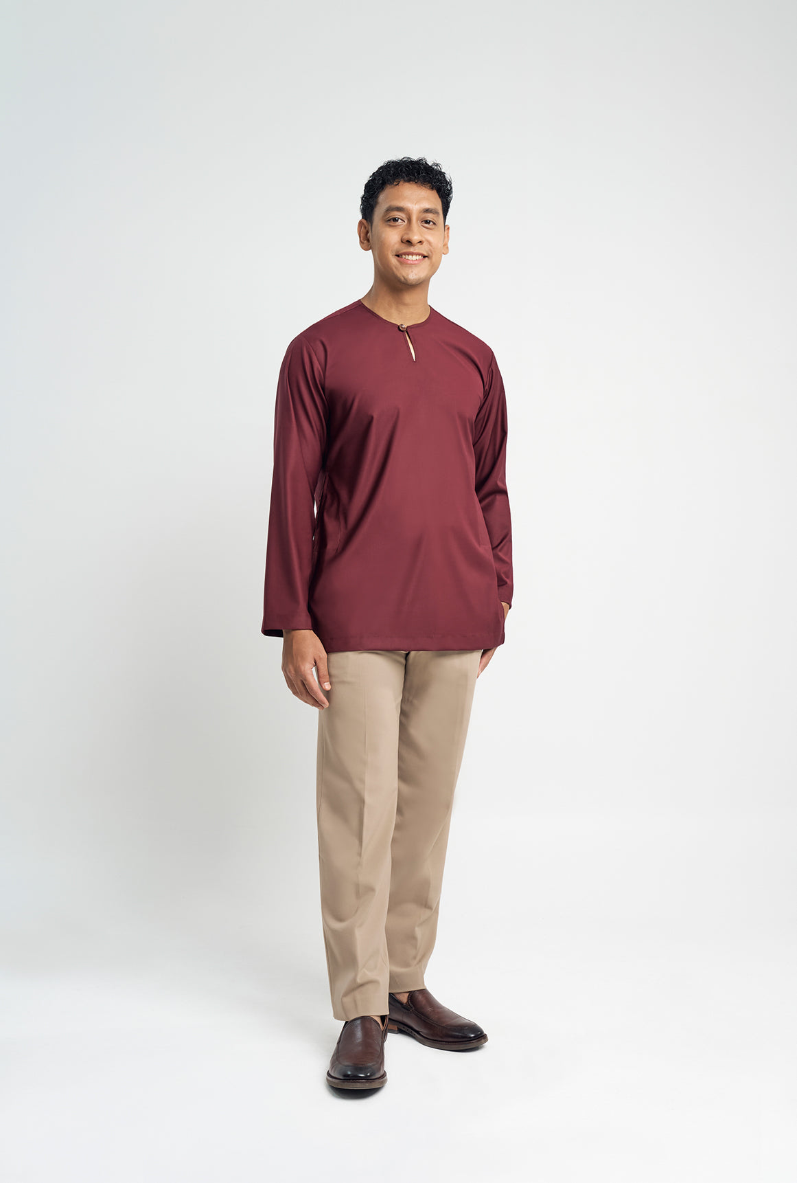 Patawali Top - Burgundy Red