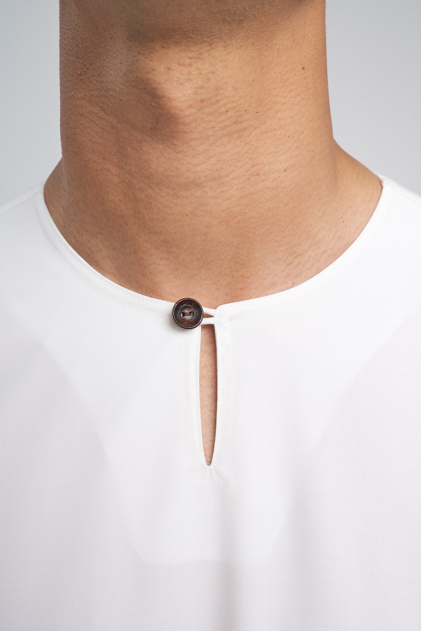 Patawali Modern Fit Baju Melayu Teluk Belanga - Antique White