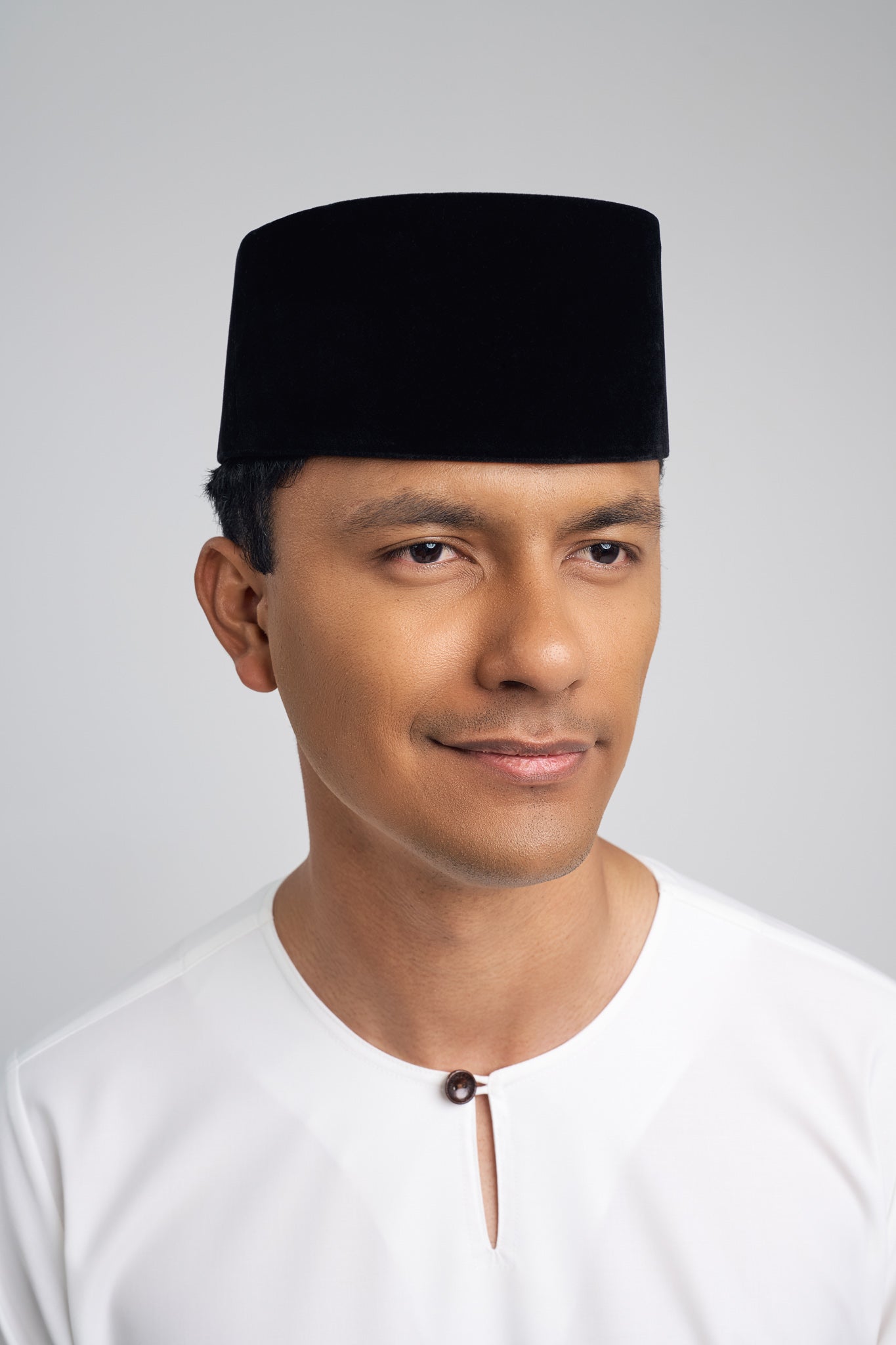 Patawali Modern Fit Baju Melayu Teluk Belanga - Antique White