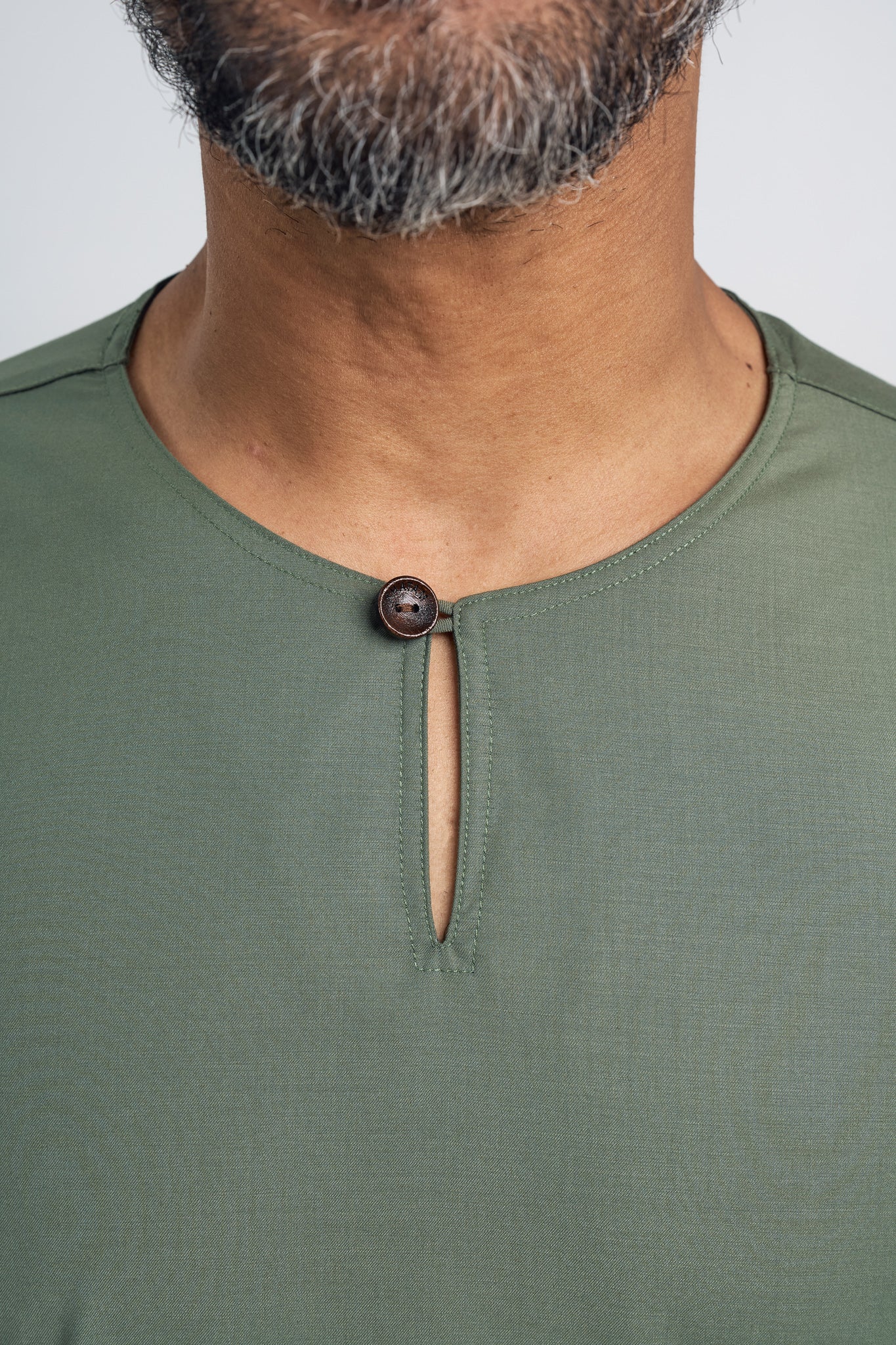 Patawali Modern Fit Baju Melayu Teluk Belanga - Pickle Green