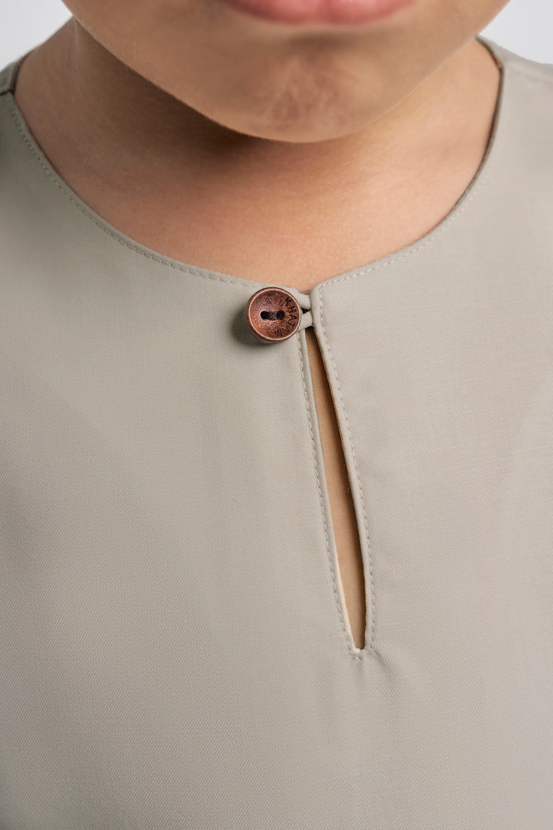 Patawali Boys Baju Melayu Teluk Belanga - Light Khaki