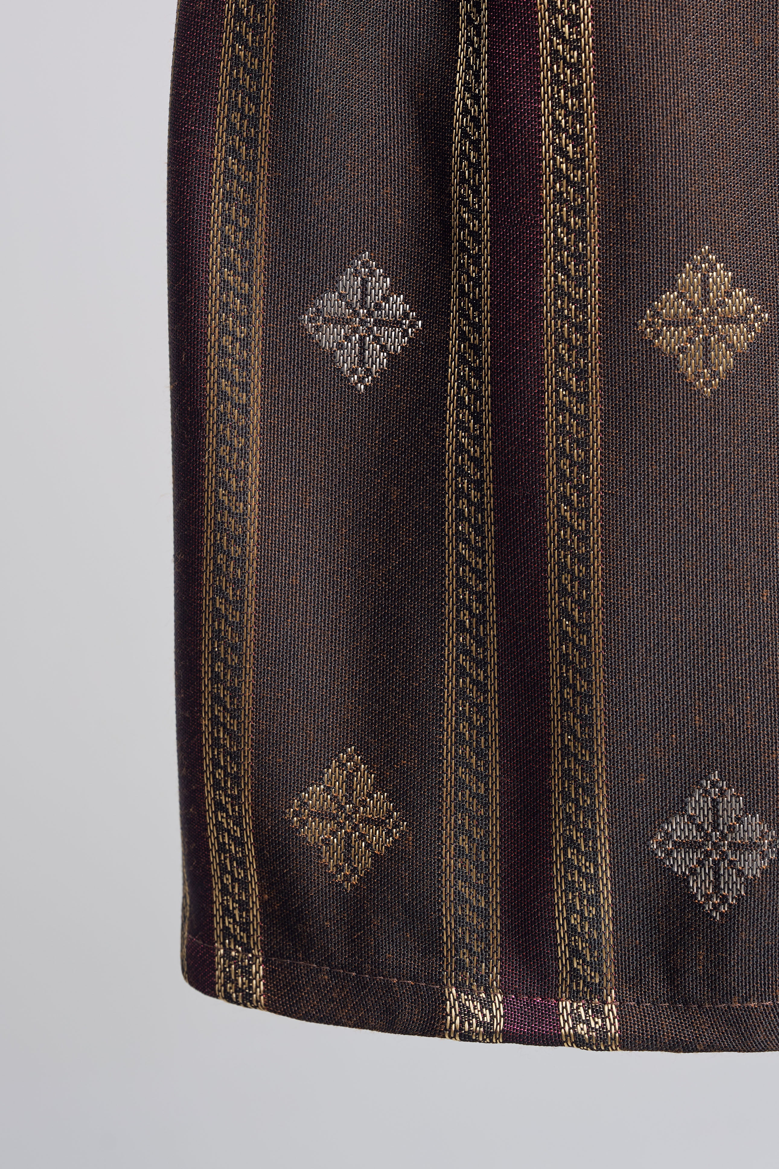 Boys Samping Galur Kelopak - Coklat Merah